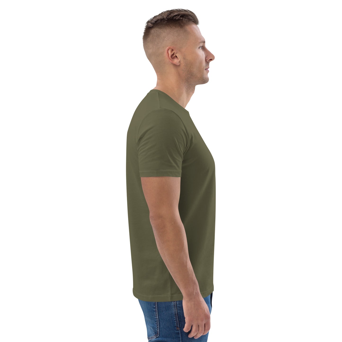 SOULSKY Logo Unisex Crewneck T-shirt - Olive Green