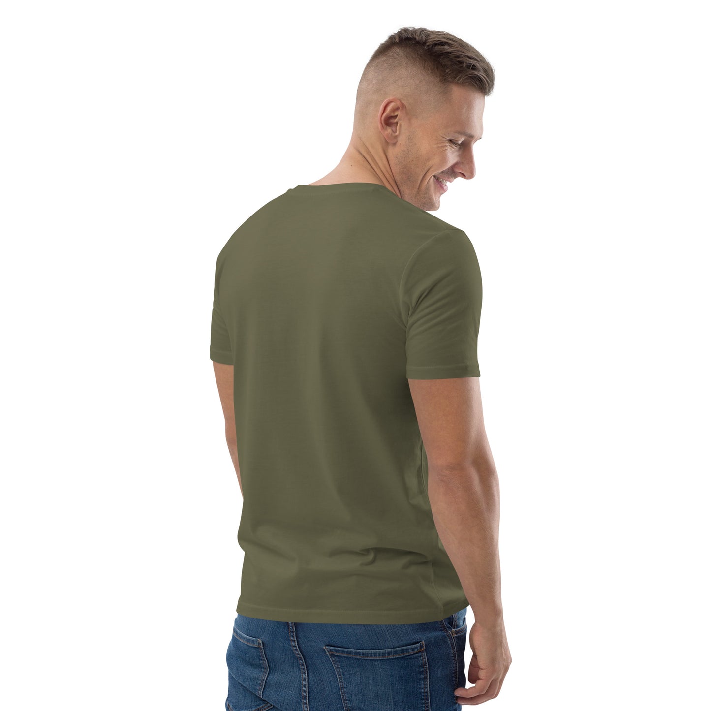SOULSKY Logo Unisex Crewneck T-shirt - Olive Green