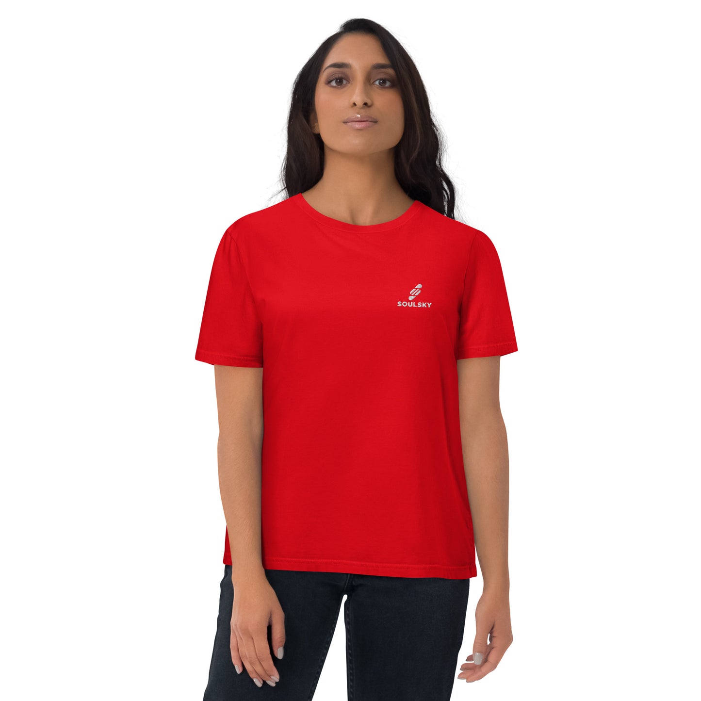 SOULSKY Logo Unisex Crewneck T-shirt - Red