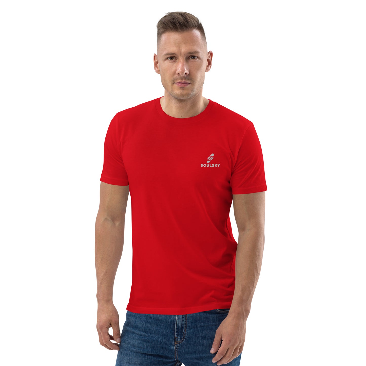 SOULSKY Logo Unisex Crewneck T-shirt - Red