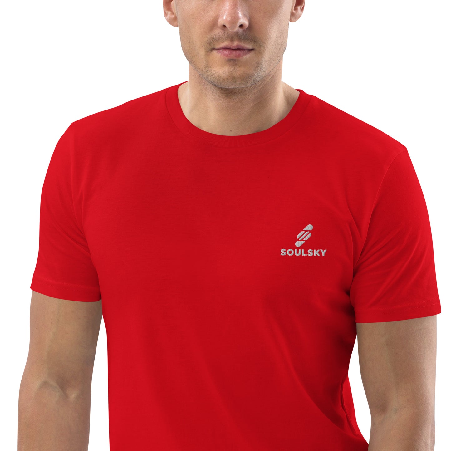 SOULSKY Logo Unisex Crewneck T-shirt - Red