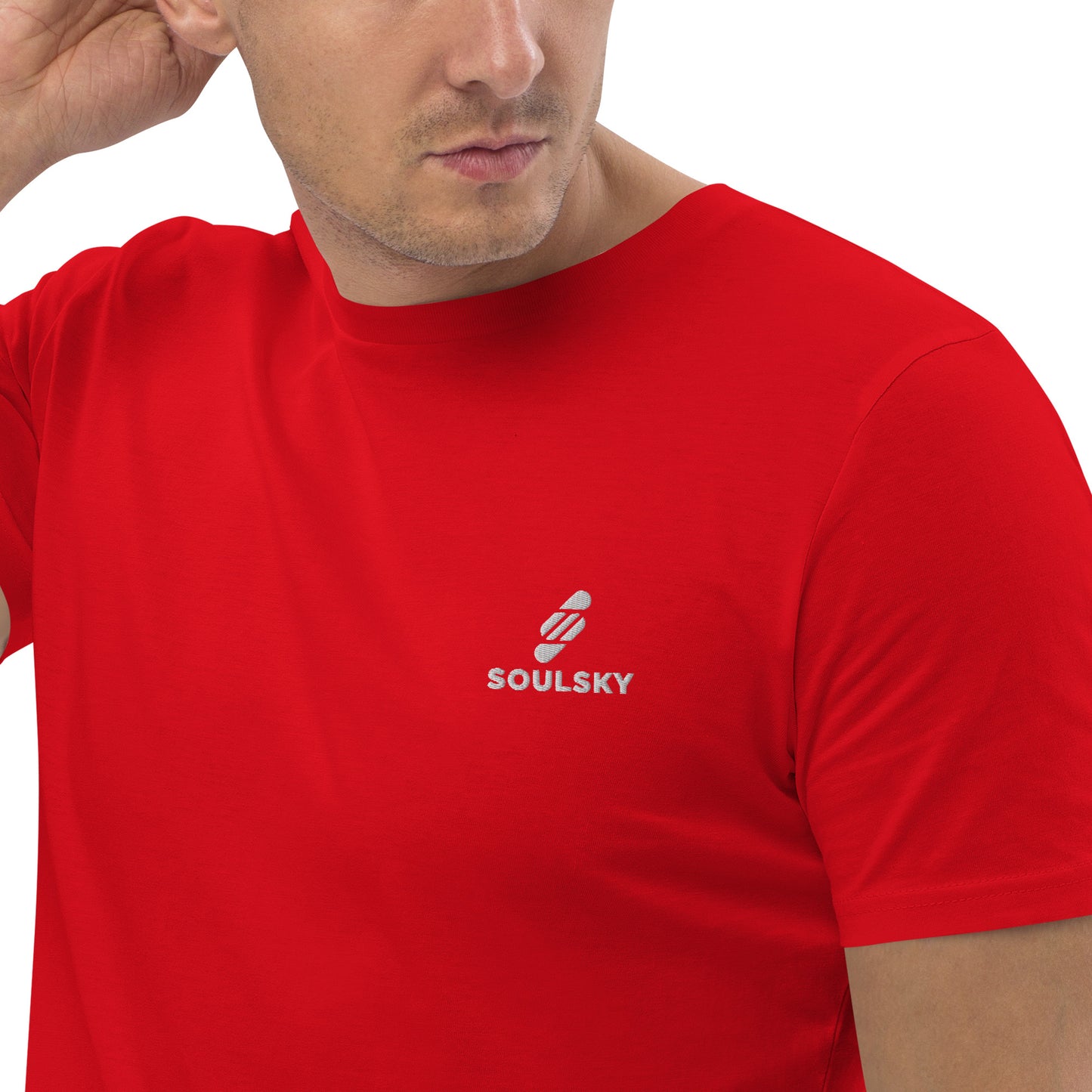 SOULSKY Logo Unisex Crewneck T-shirt - Red