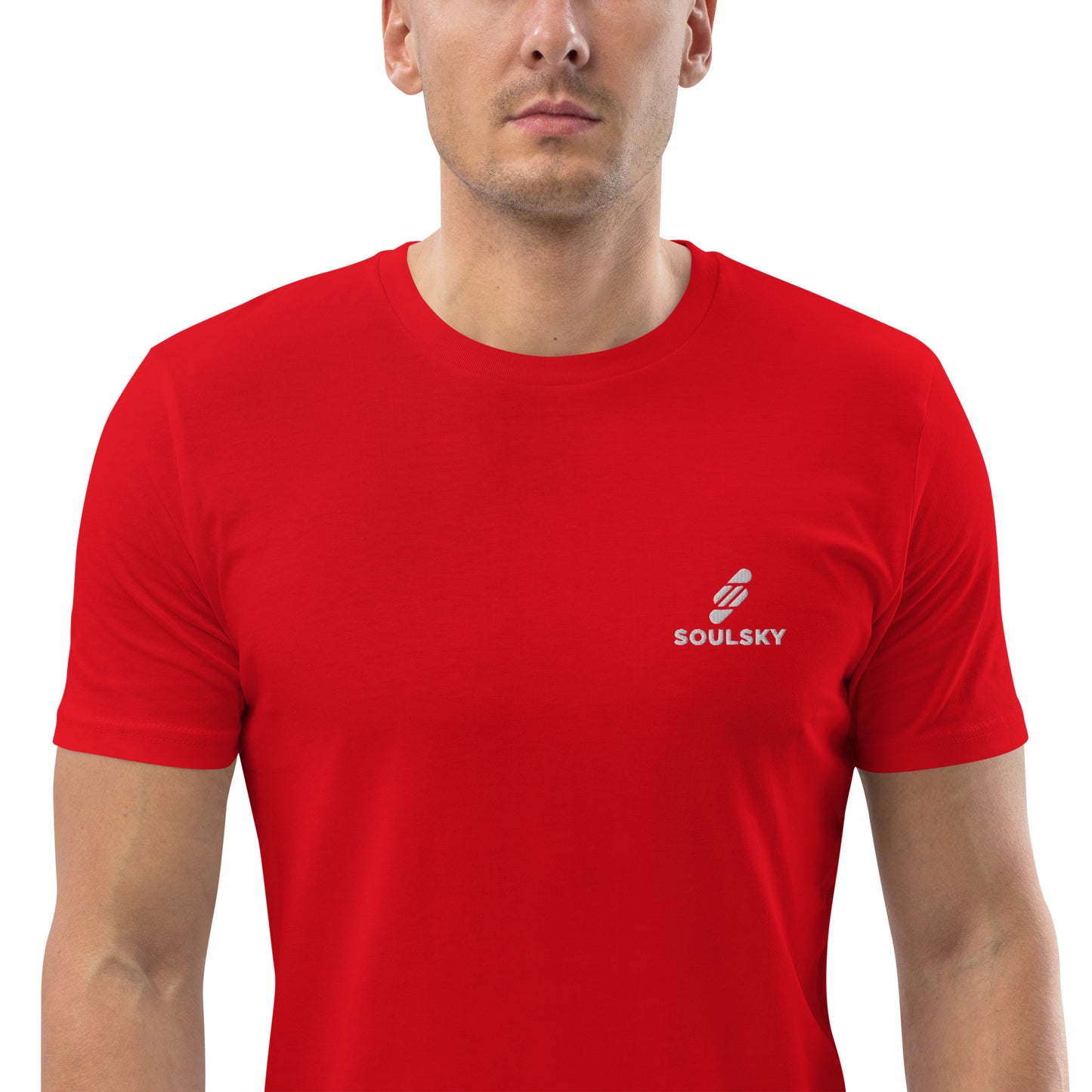 SOULSKY Logo Unisex Crewneck T-shirt - Red