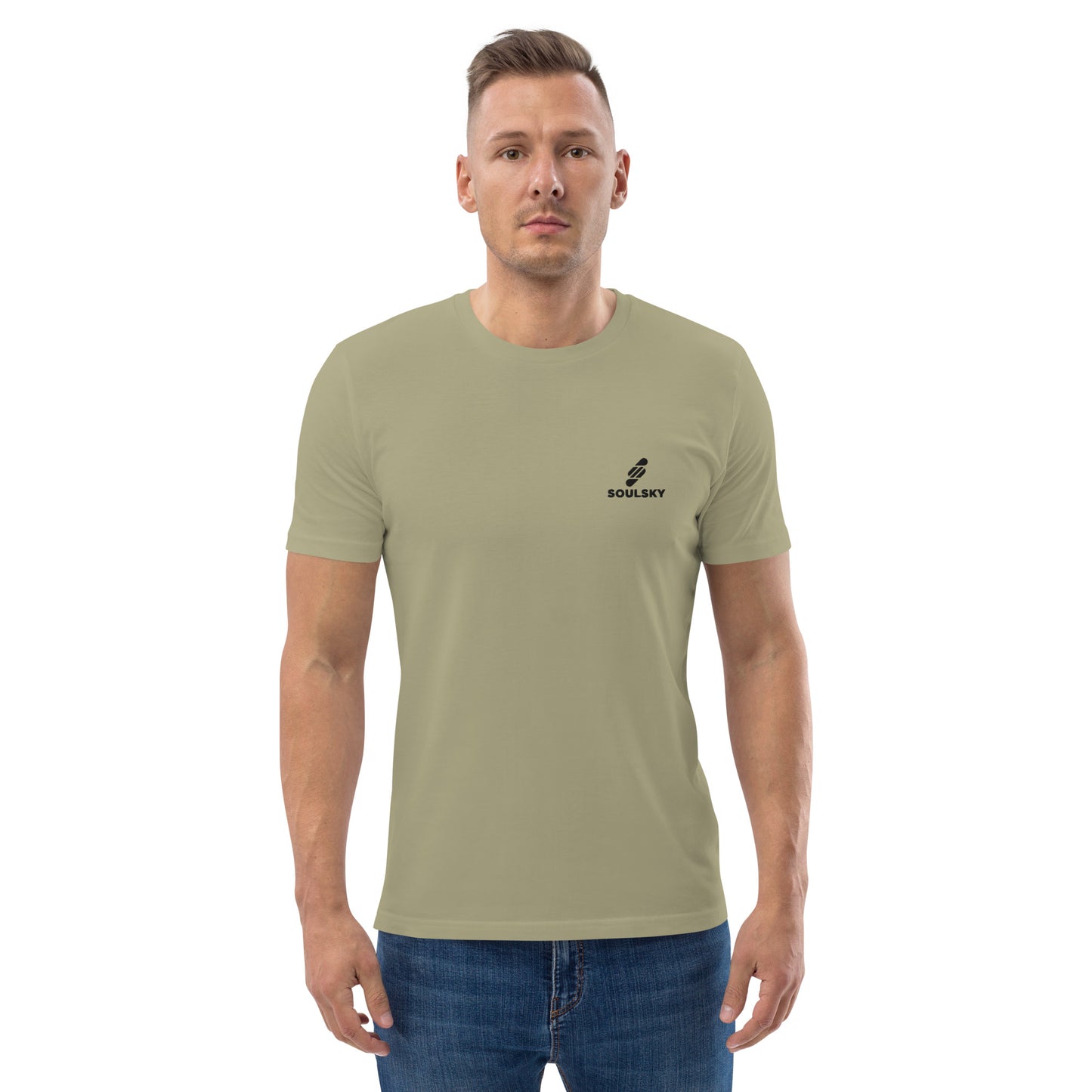 SOULSKY Logo Unisex Crewneck T-shirt - Sage