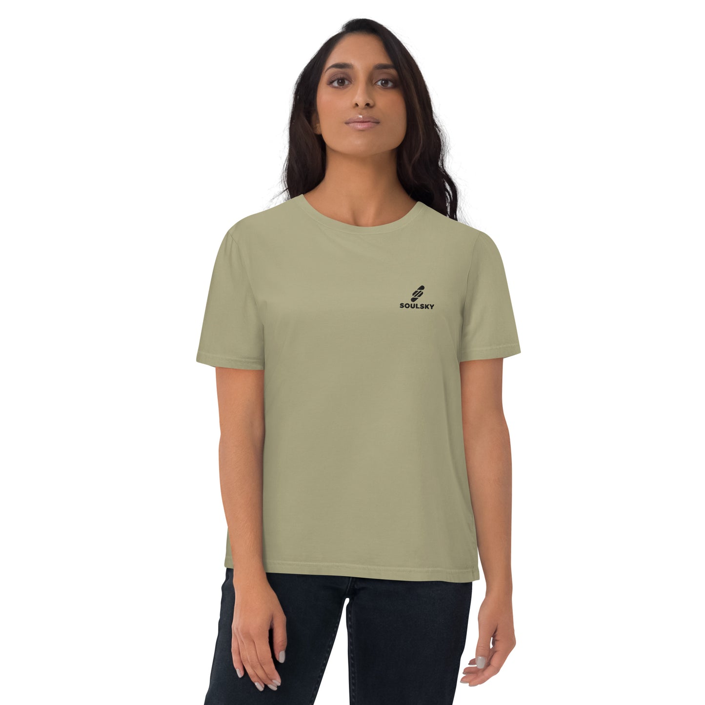 SOULSKY Logo Unisex Crewneck T-shirt - Sage