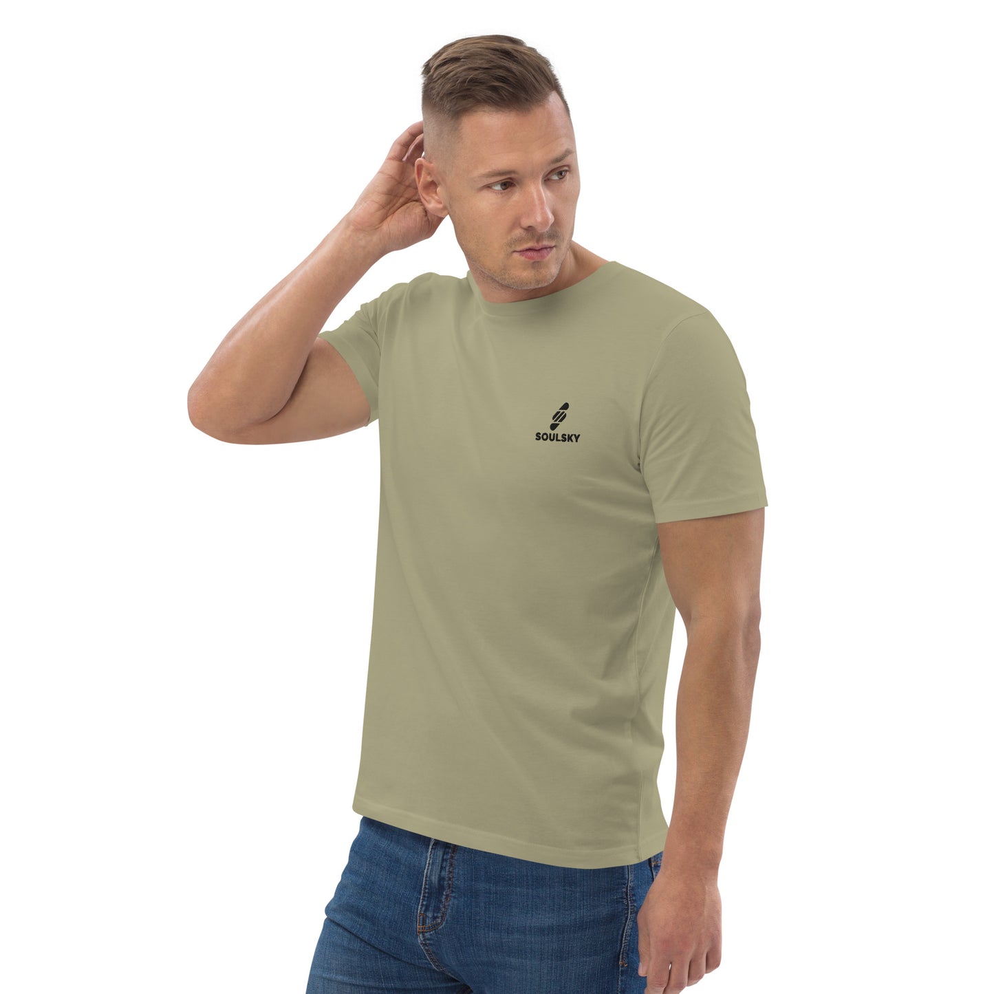 SOULSKY Logo Unisex Crewneck T-shirt - Sage
