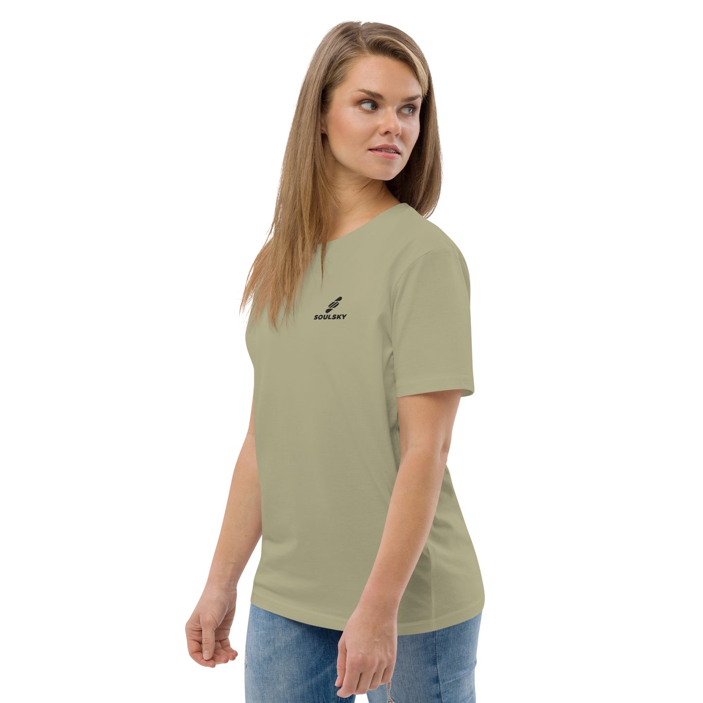 SOULSKY Logo Unisex Crewneck T-shirt - Sage