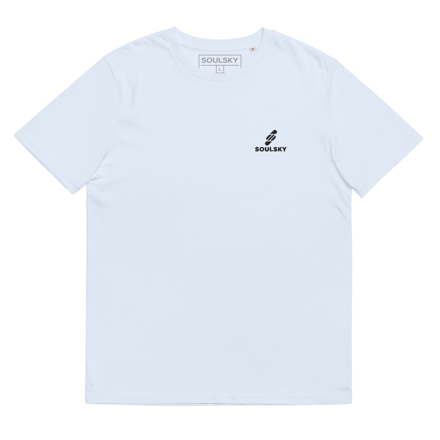 SOULSKY Logo Unisex Crewneck T-shirt - Light Blue