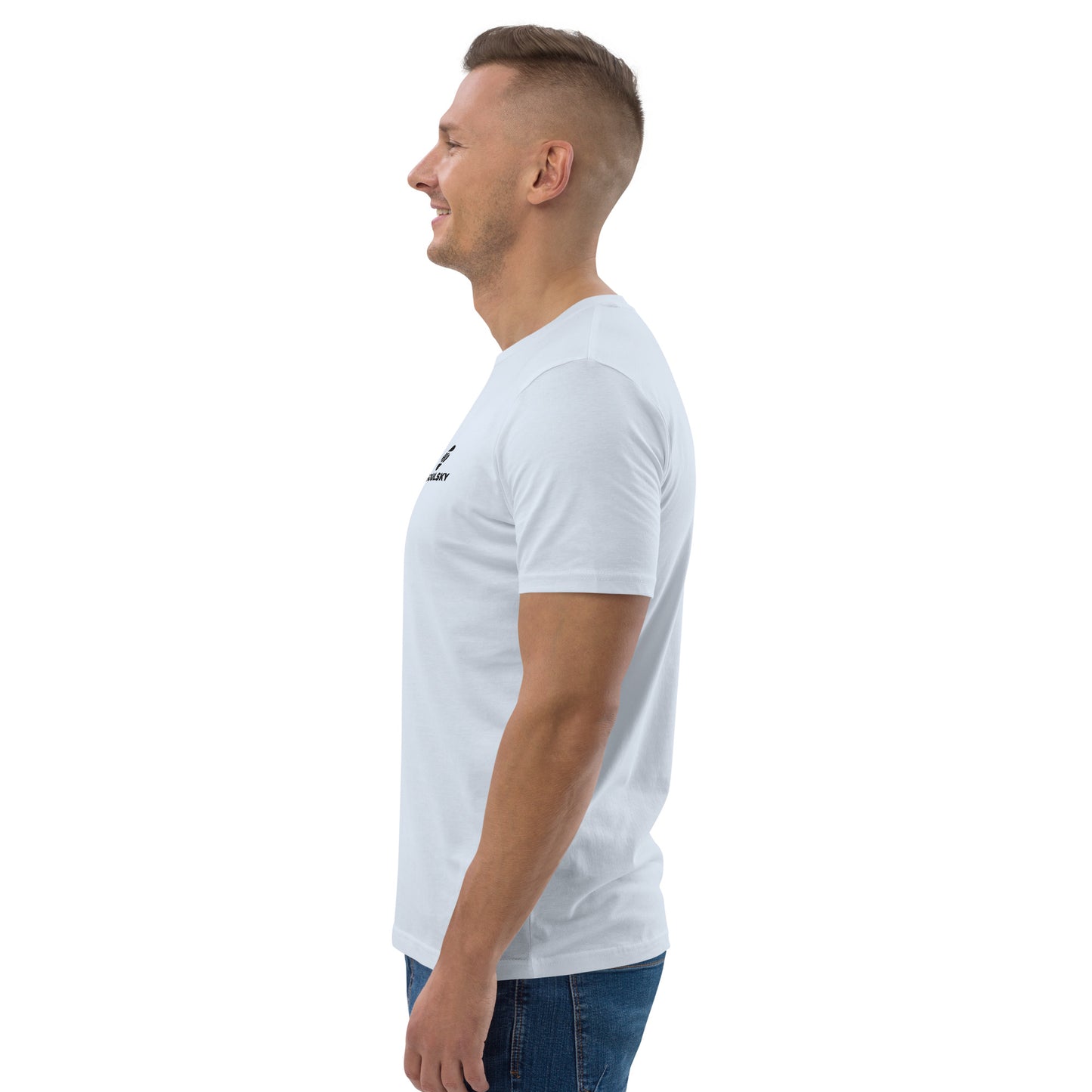 SOULSKY Logo Unisex Crewneck T-shirt - Light Blue