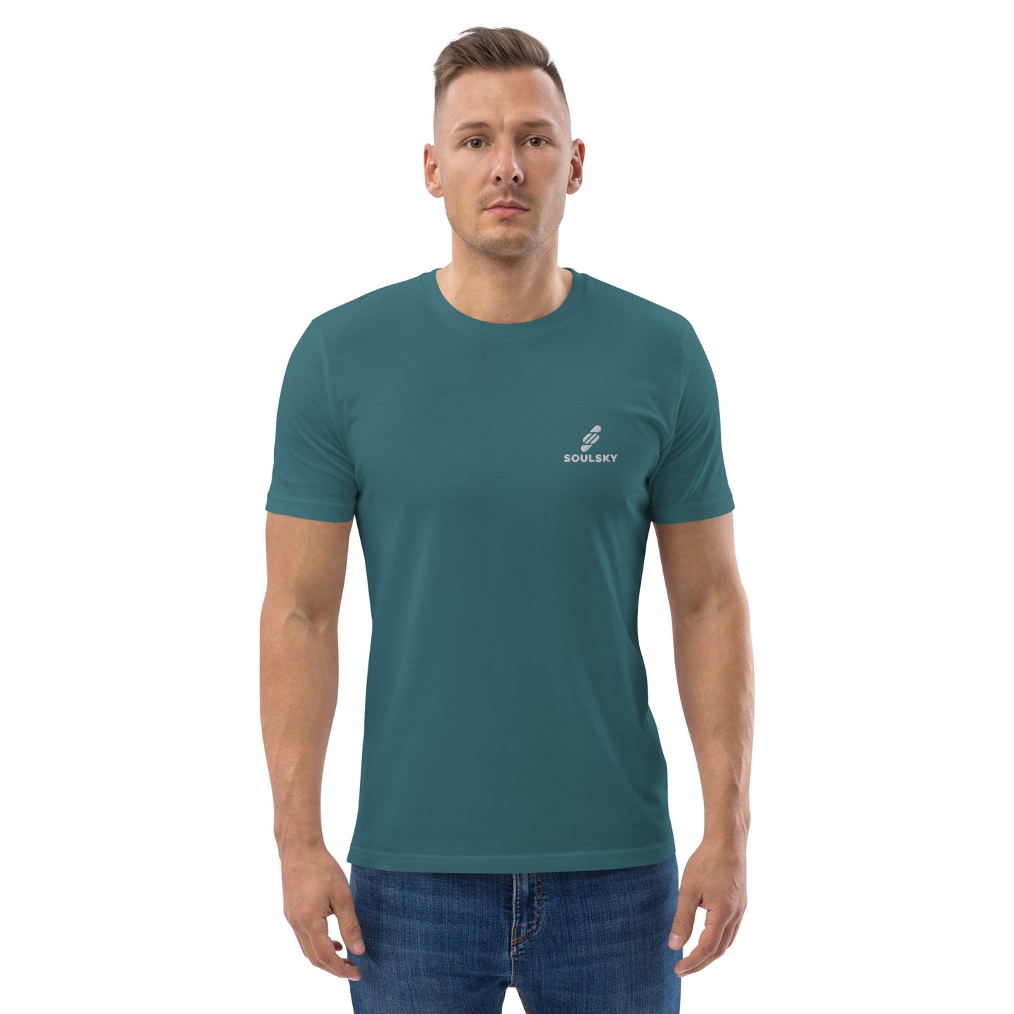 SOULSKY Logo Unisex Crewneck T-shirt - Teal