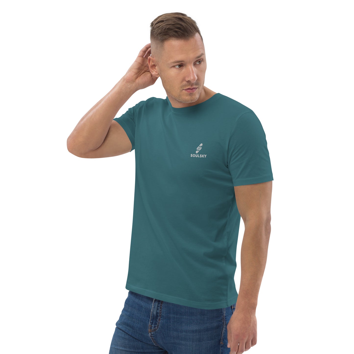 SOULSKY Logo Unisex Crewneck T-shirt - Teal