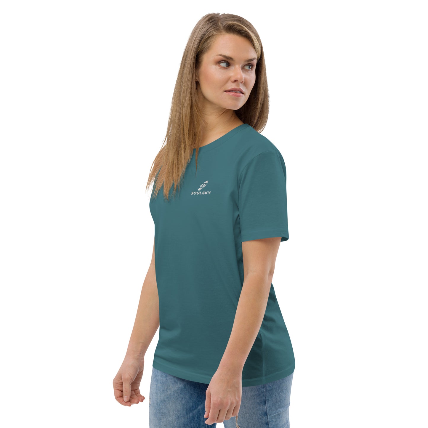 SOULSKY Logo Unisex Crewneck T-shirt - Teal
