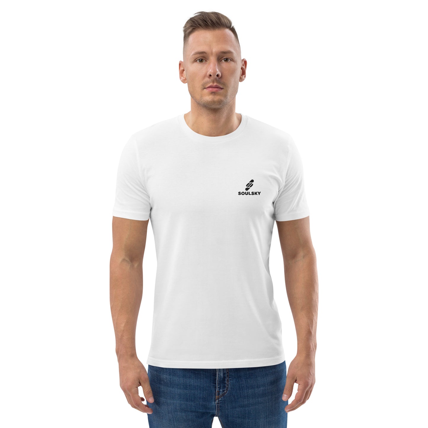 SOULSKY Logo Unisex Crewneck T-shirt - White
