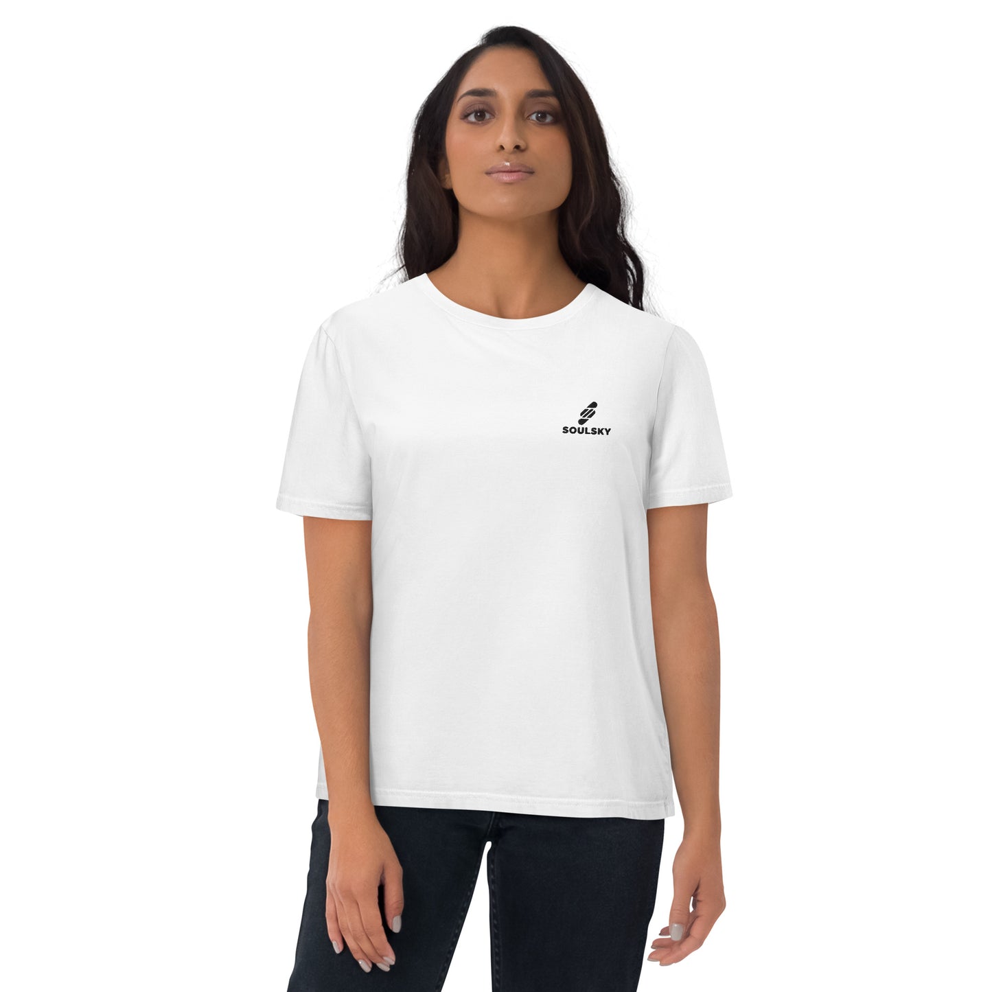 SOULSKY Logo Unisex Crewneck T-shirt - White