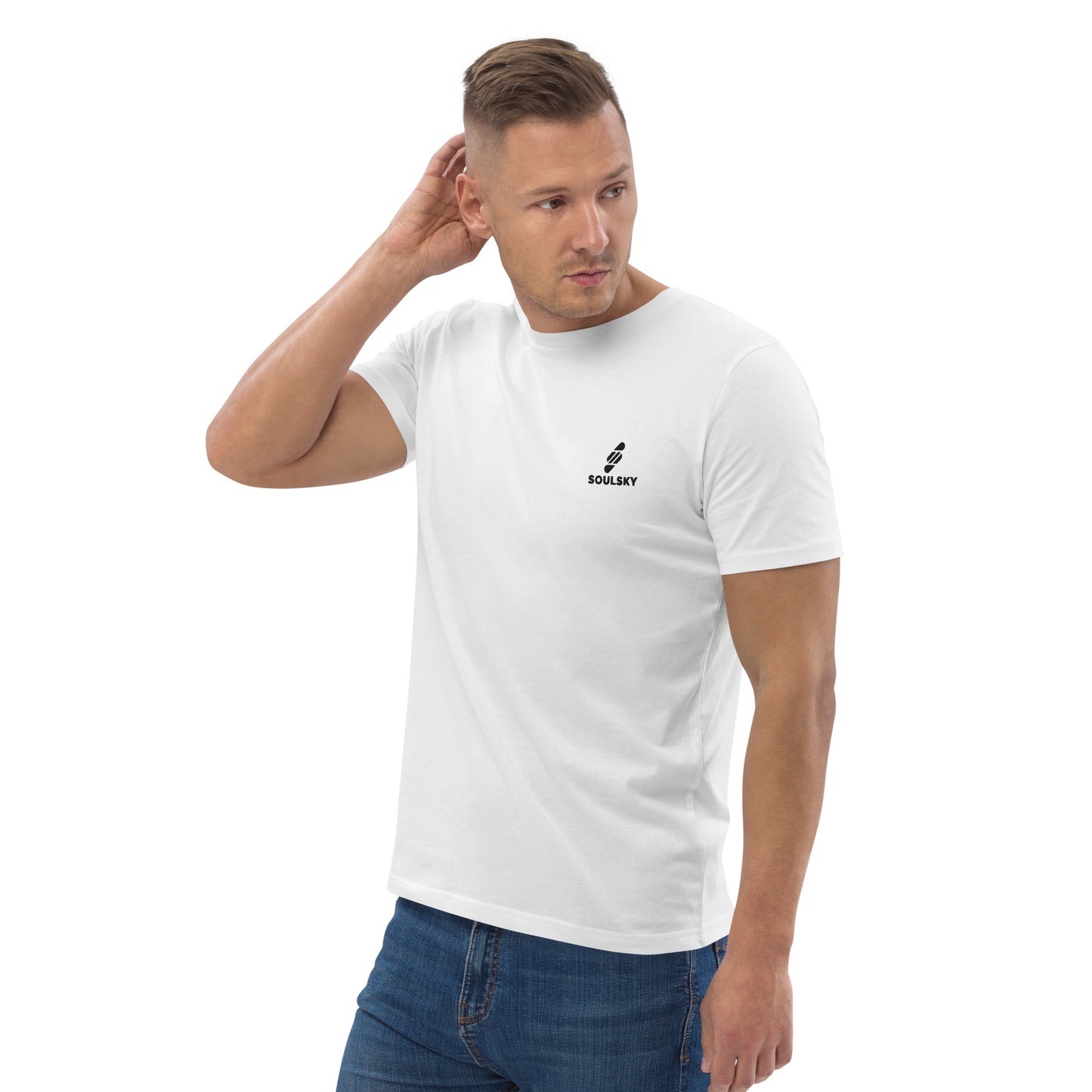 SOULSKY Logo Unisex Crewneck T-shirt - White