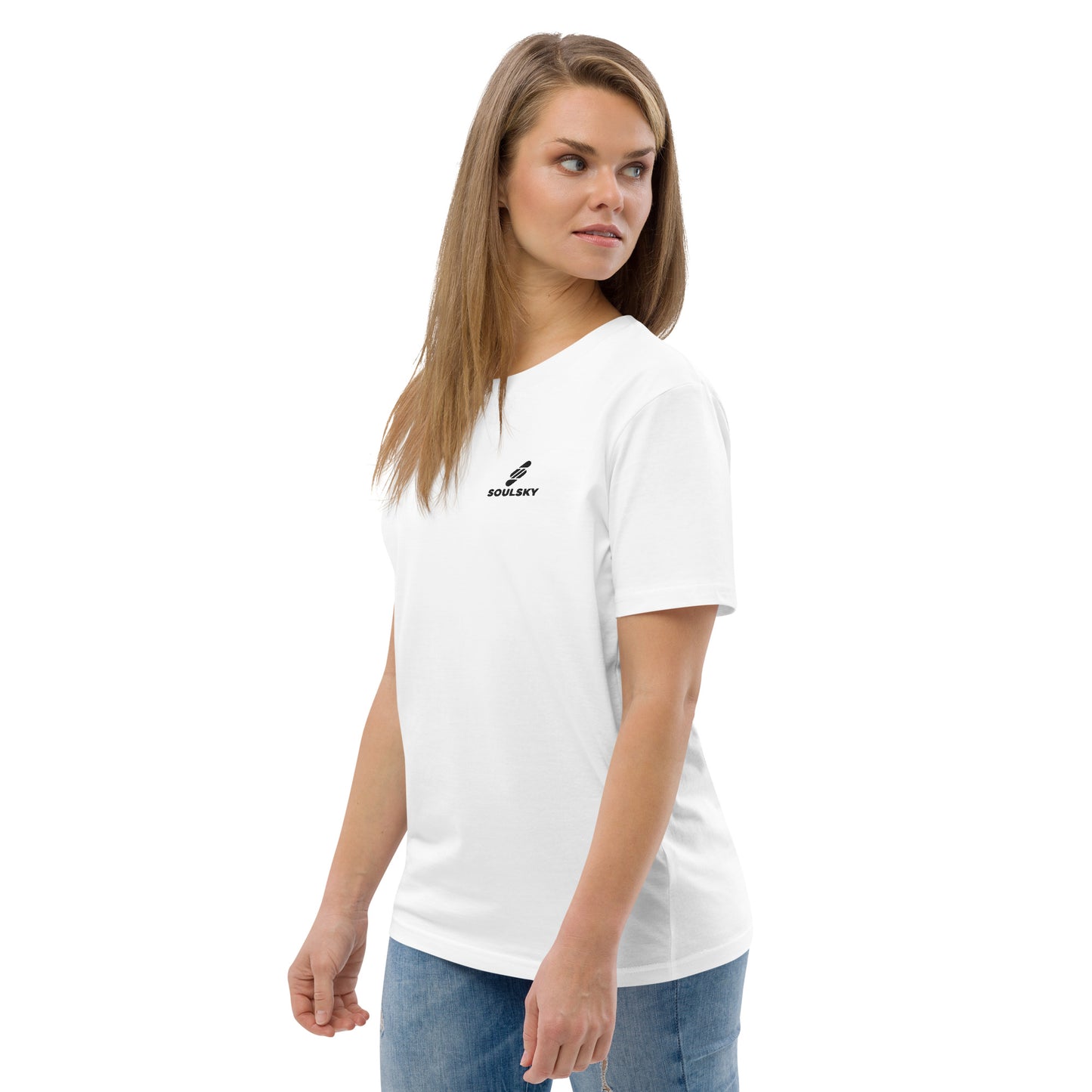 SOULSKY Logo Unisex Crewneck T-shirt - White