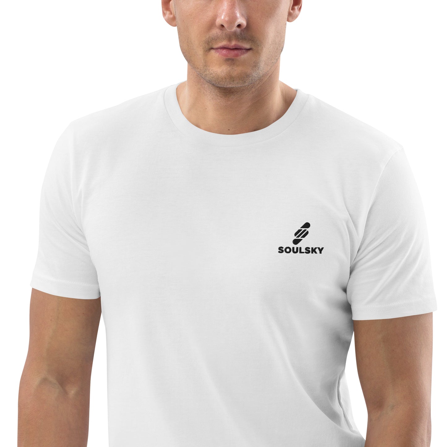 SOULSKY Logo Unisex Crewneck T-shirt - White