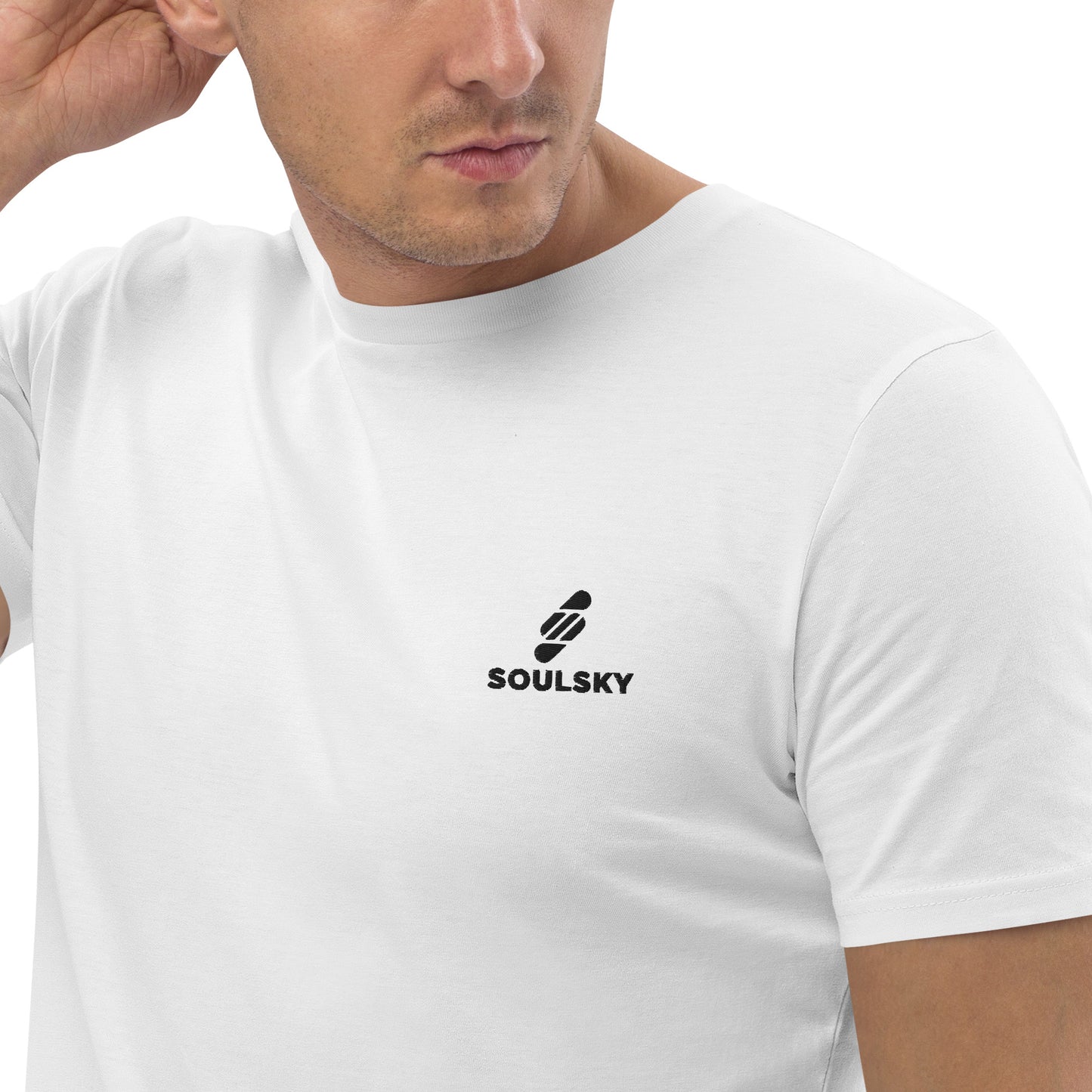 SOULSKY Logo Unisex Crewneck T-shirt - White
