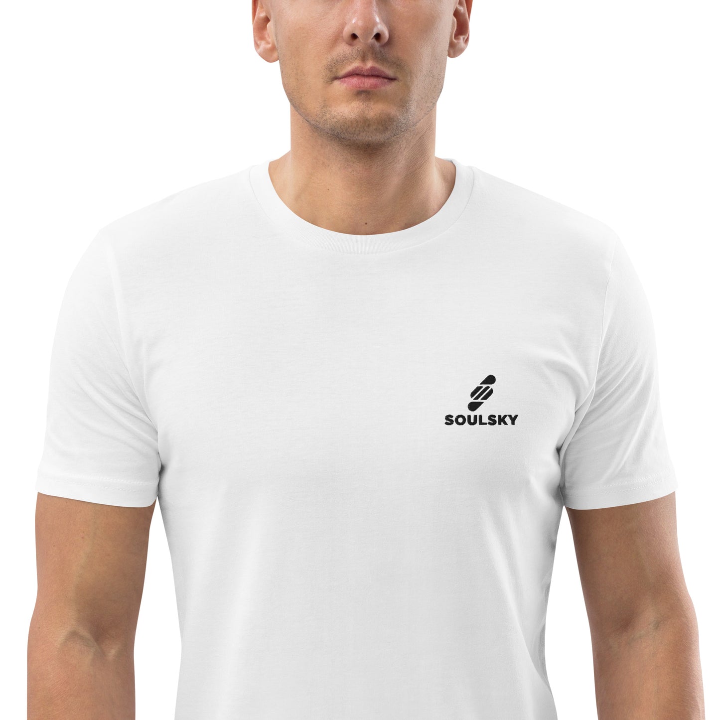 SOULSKY Logo Unisex Crewneck T-shirt - White
