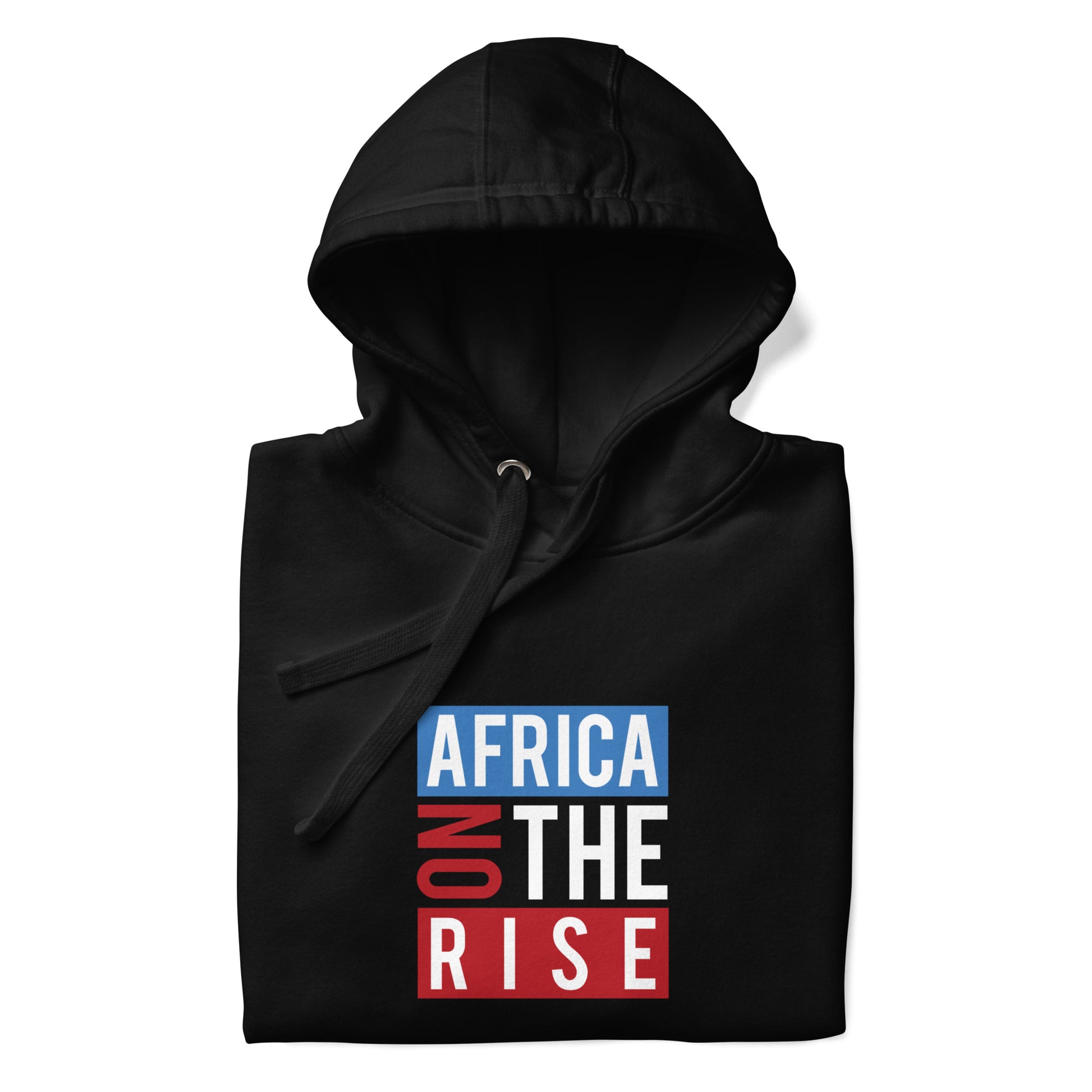 AFRICA ON THE RISE Hoodie (Black) - SOULSKY