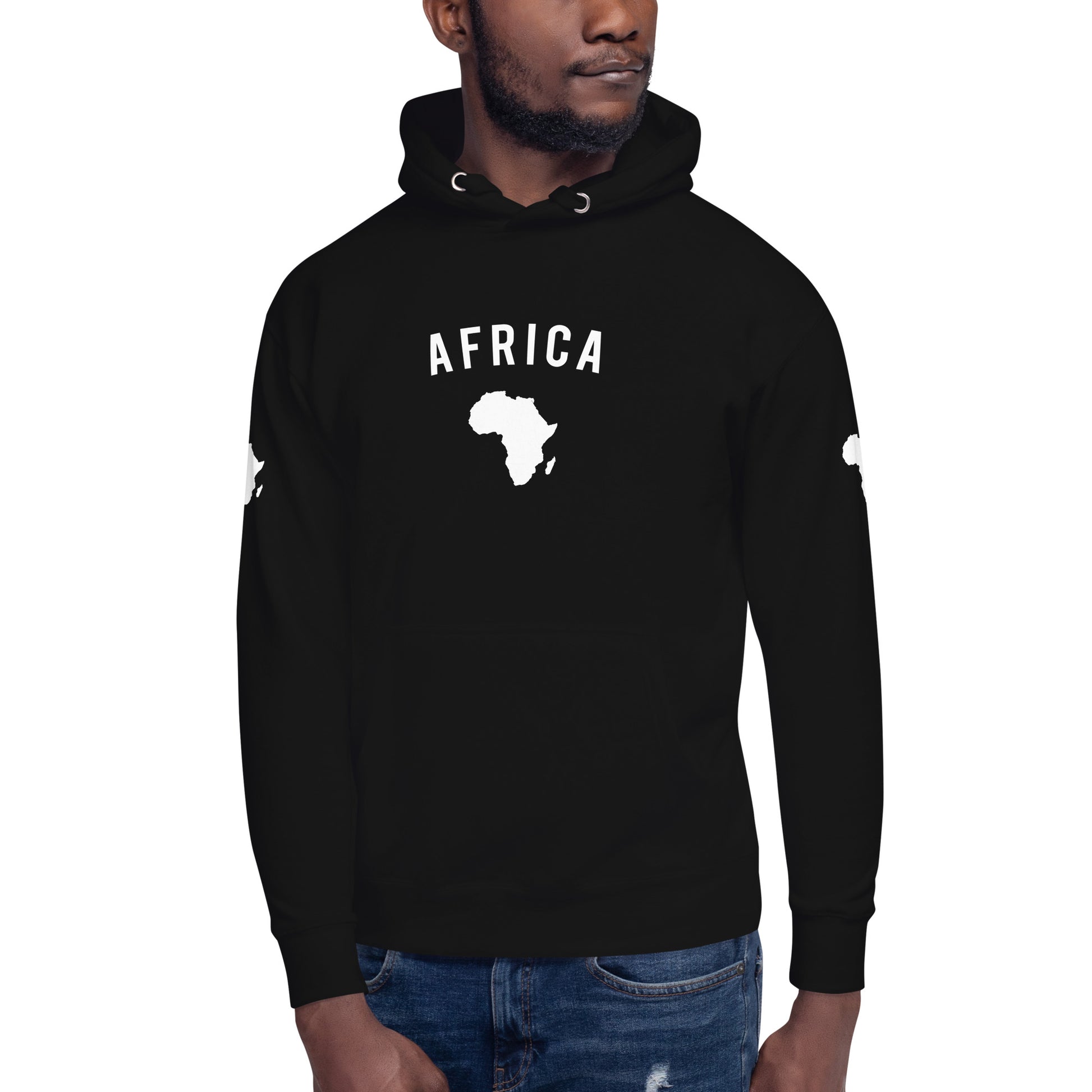 TEAM AFRICA Hoodie (Black) - SOULSKY