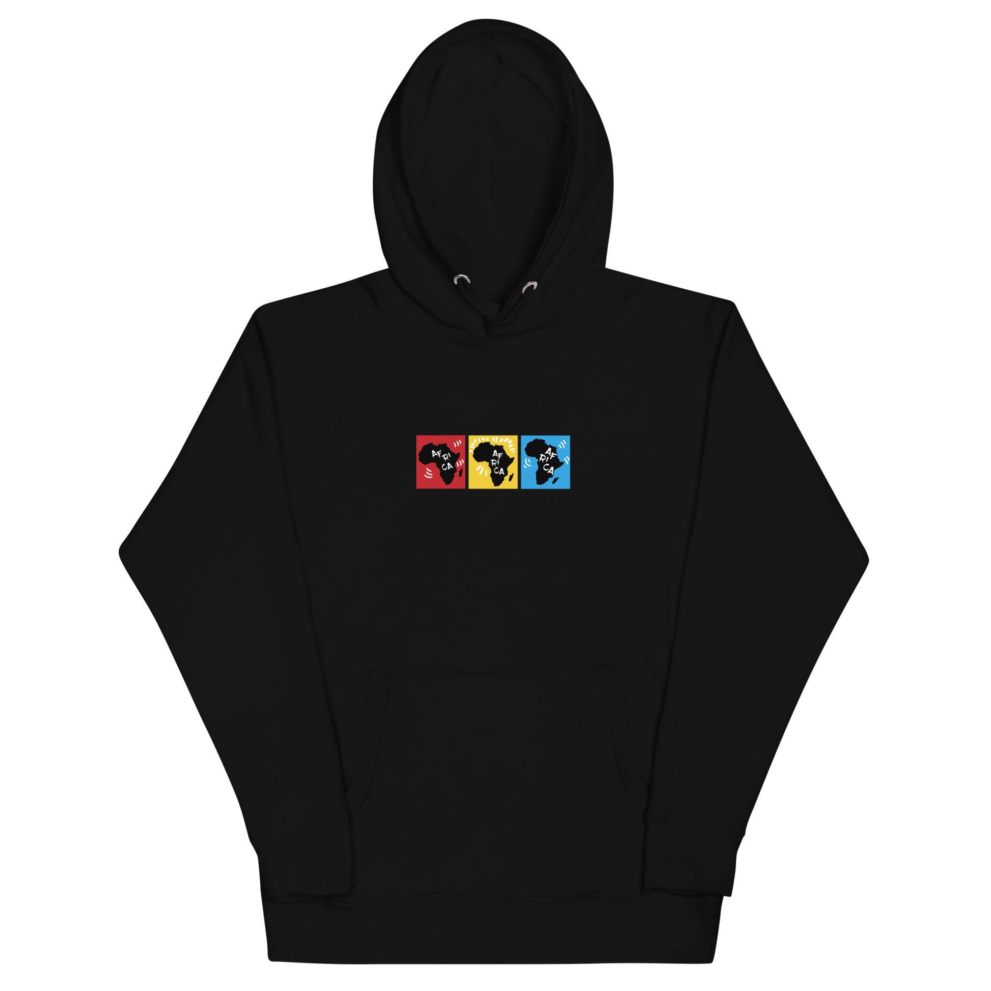 AFRICA PRIMARY Hoodie (Black) - SOULSKY