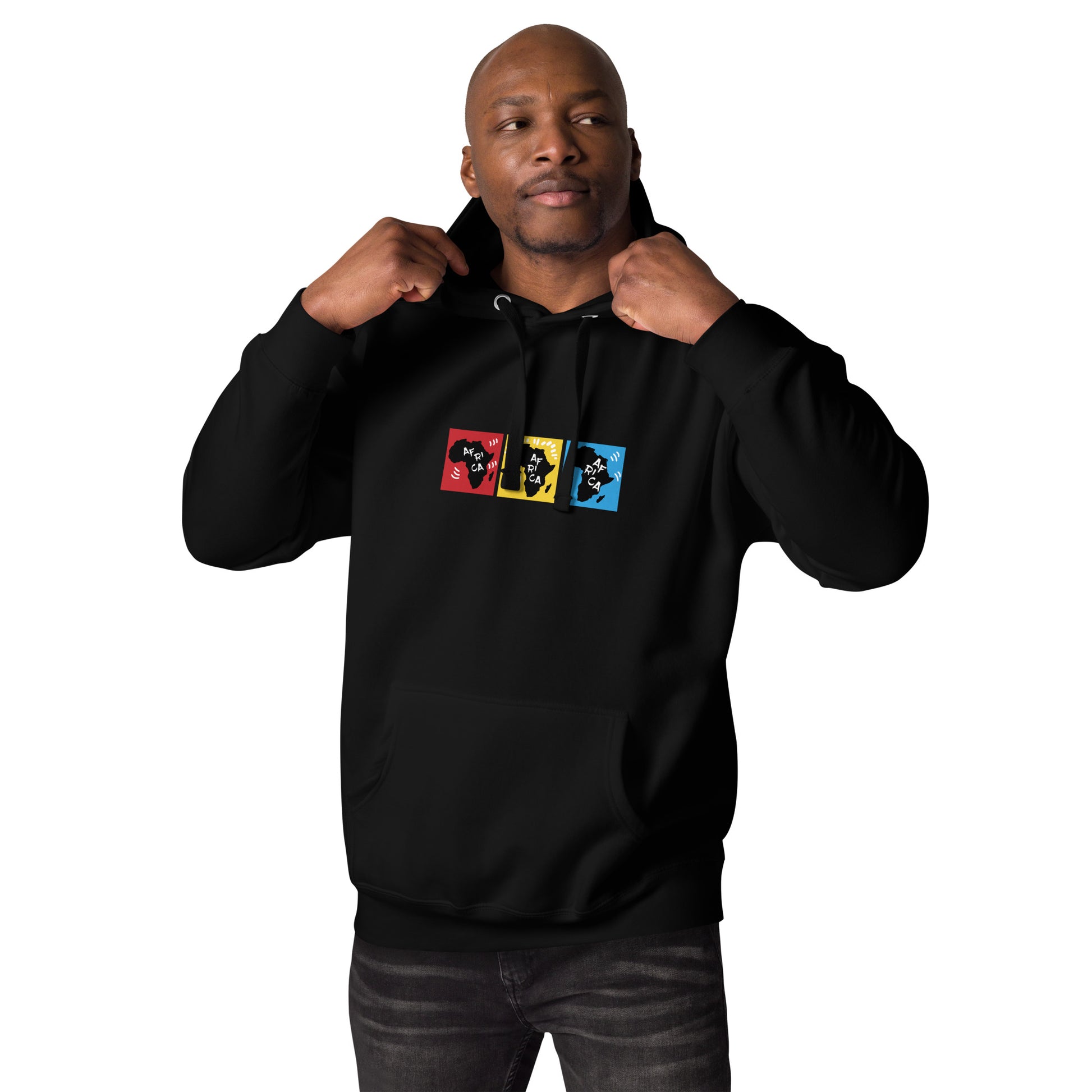 AFRICA PRIMARY Hoodie (Black) - SOULSKY