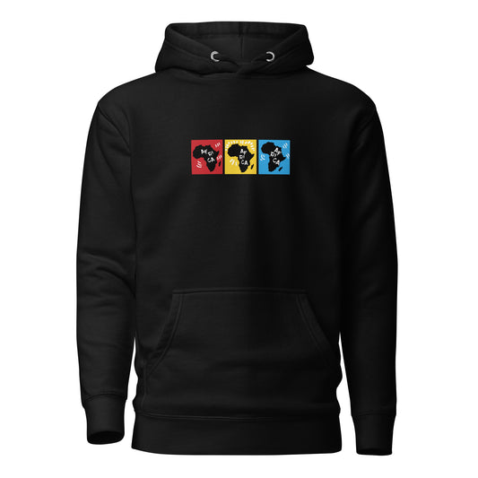 AFRICA PRIMARY Hoodie (Black) - SOULSKY