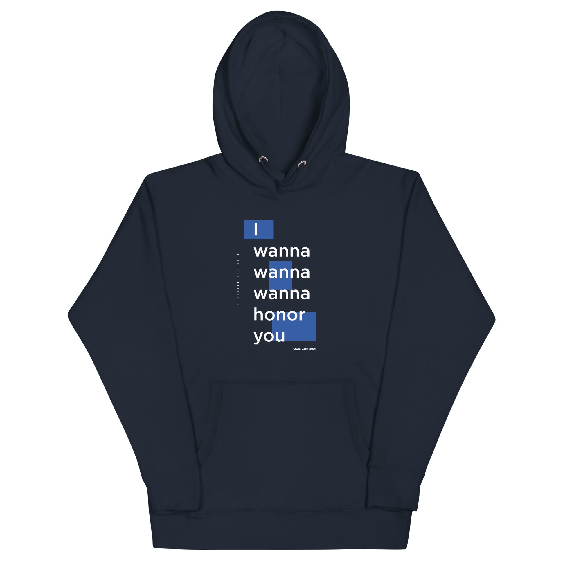 HONORABLE Hoodie (Navy Blue) - SOULSKY