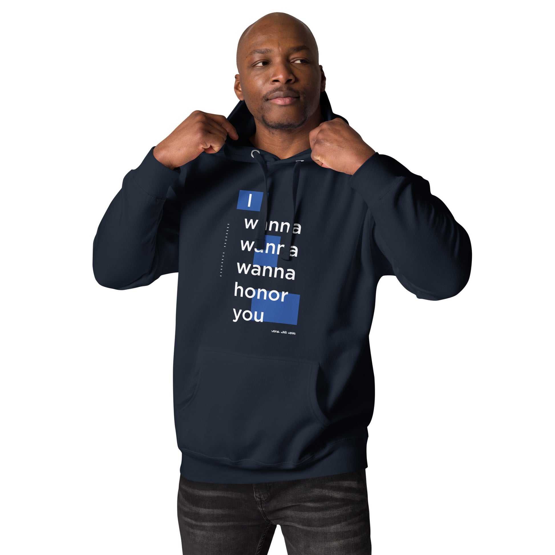 HONORABLE Hoodie (Navy Blue) - SOULSKY