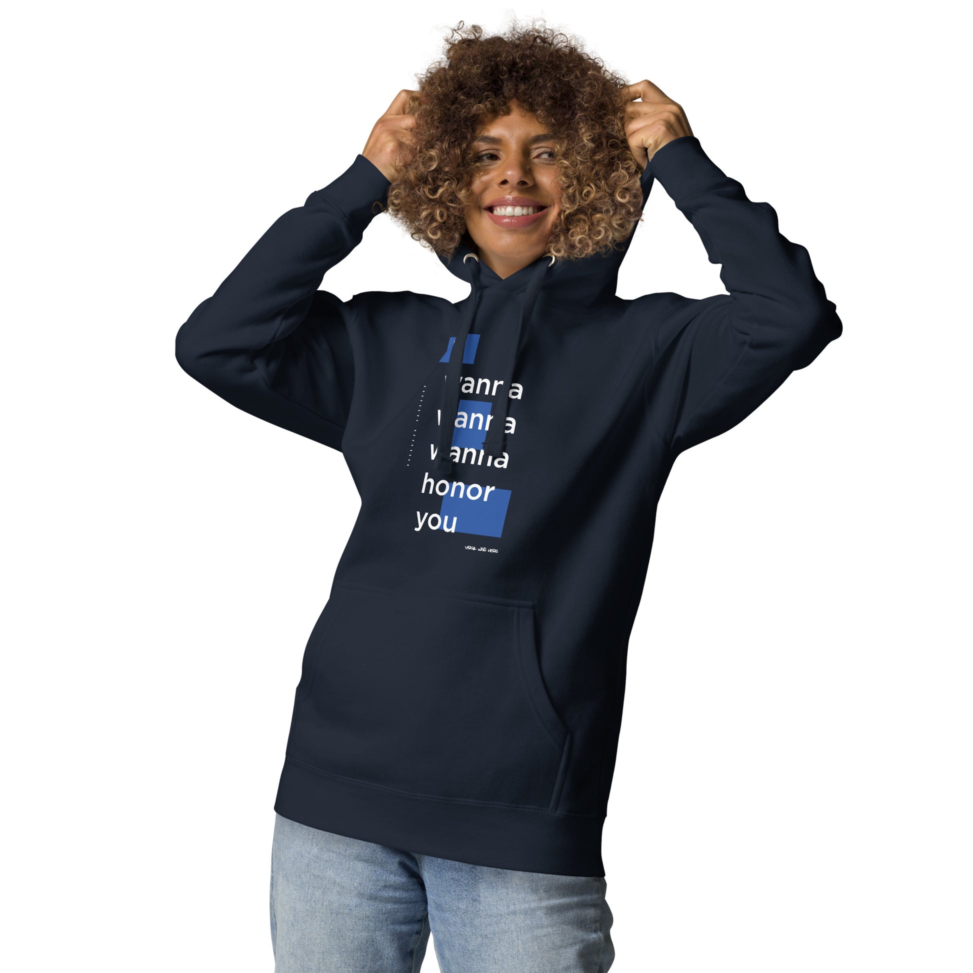 HONORABLE Hoodie (Navy Blue) - SOULSKY