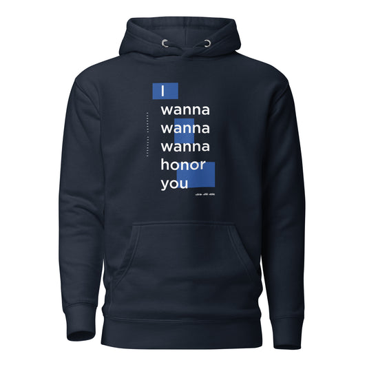 HONORABLE Hoodie (Navy Blue) - SOULSKY
