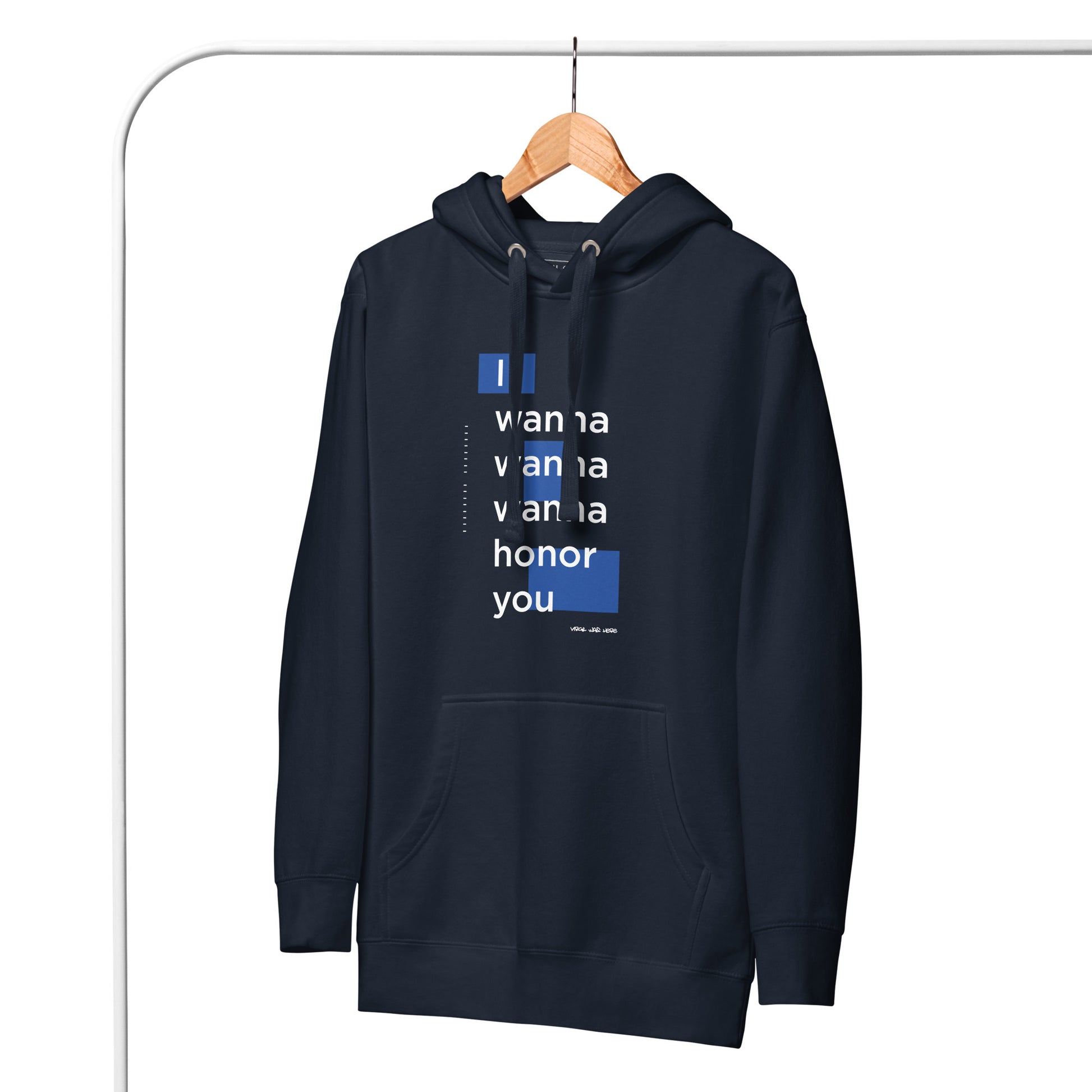 HONORABLE Hoodie (Navy Blue) - SOULSKY