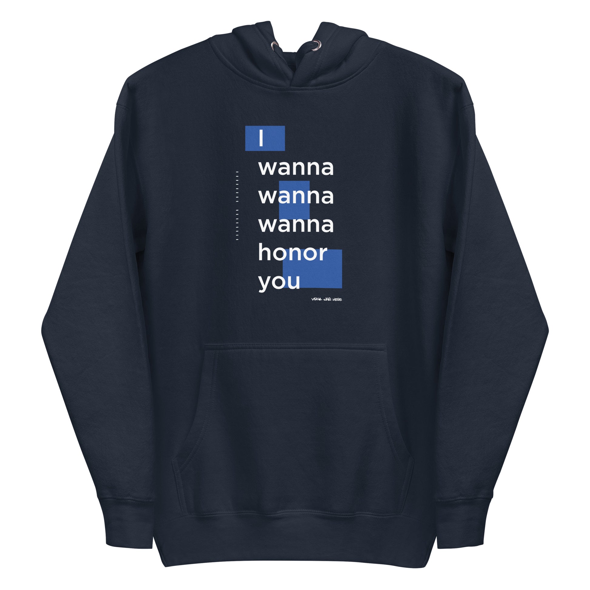 HONORABLE Hoodie (Navy Blue) - SOULSKY