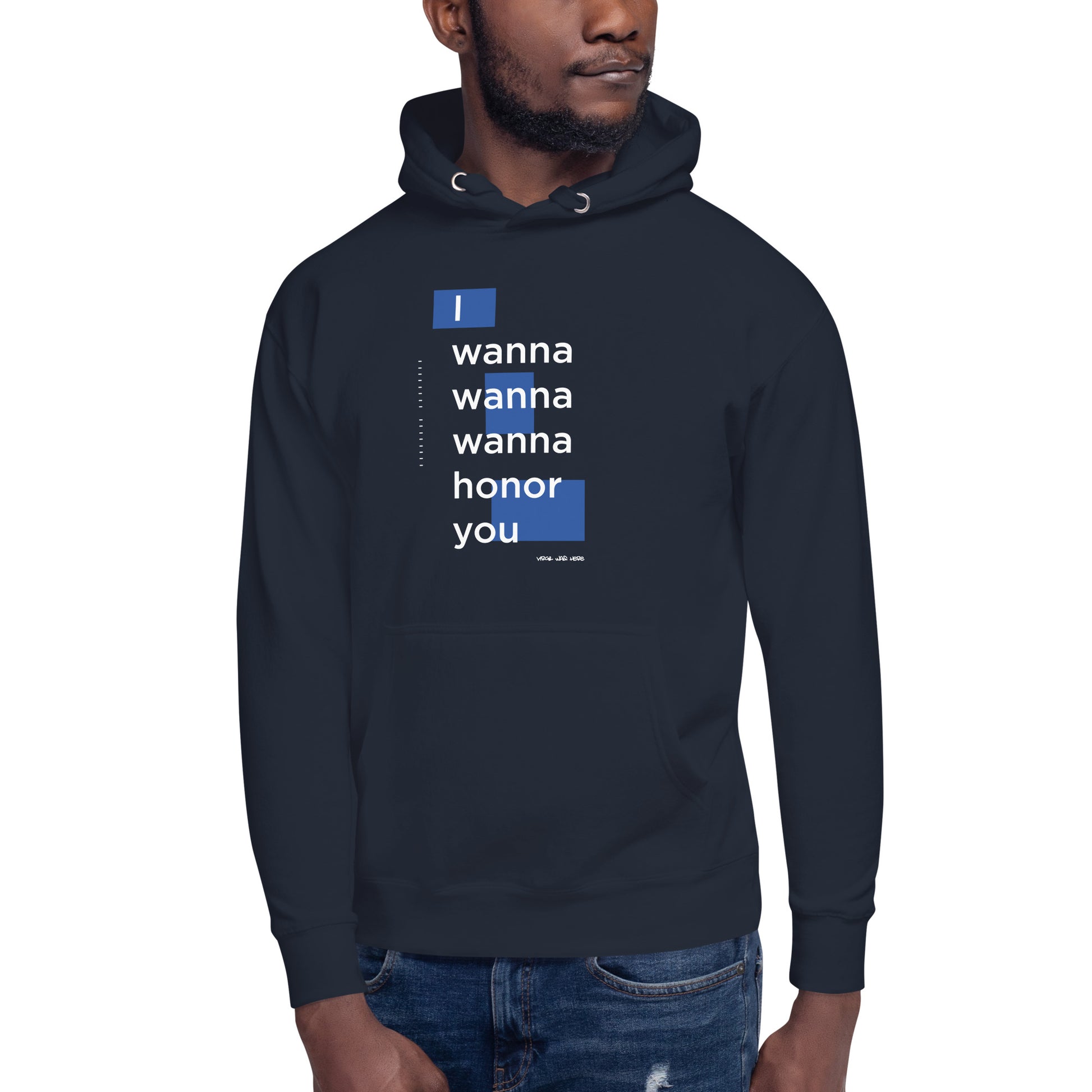 HONORABLE Hoodie (Navy Blue) - SOULSKY