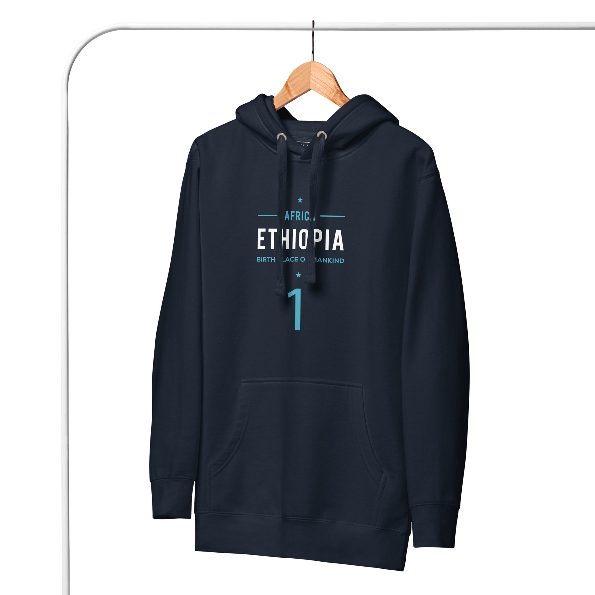 ETHIOPIA BIRTHPLACE OF MANKIND Hoodie - SOULSKY