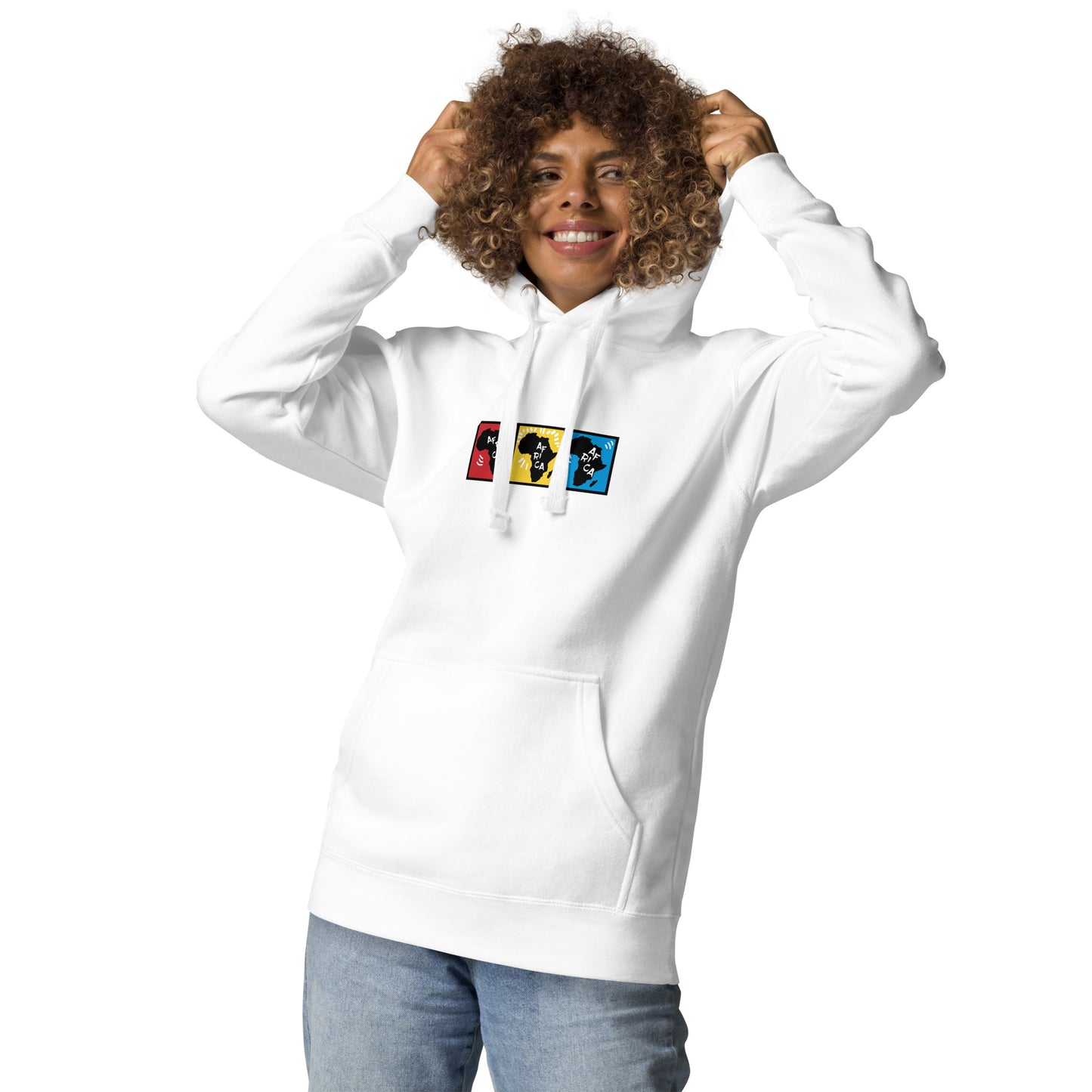 AFRICA PRIMARY Hoodie (White)