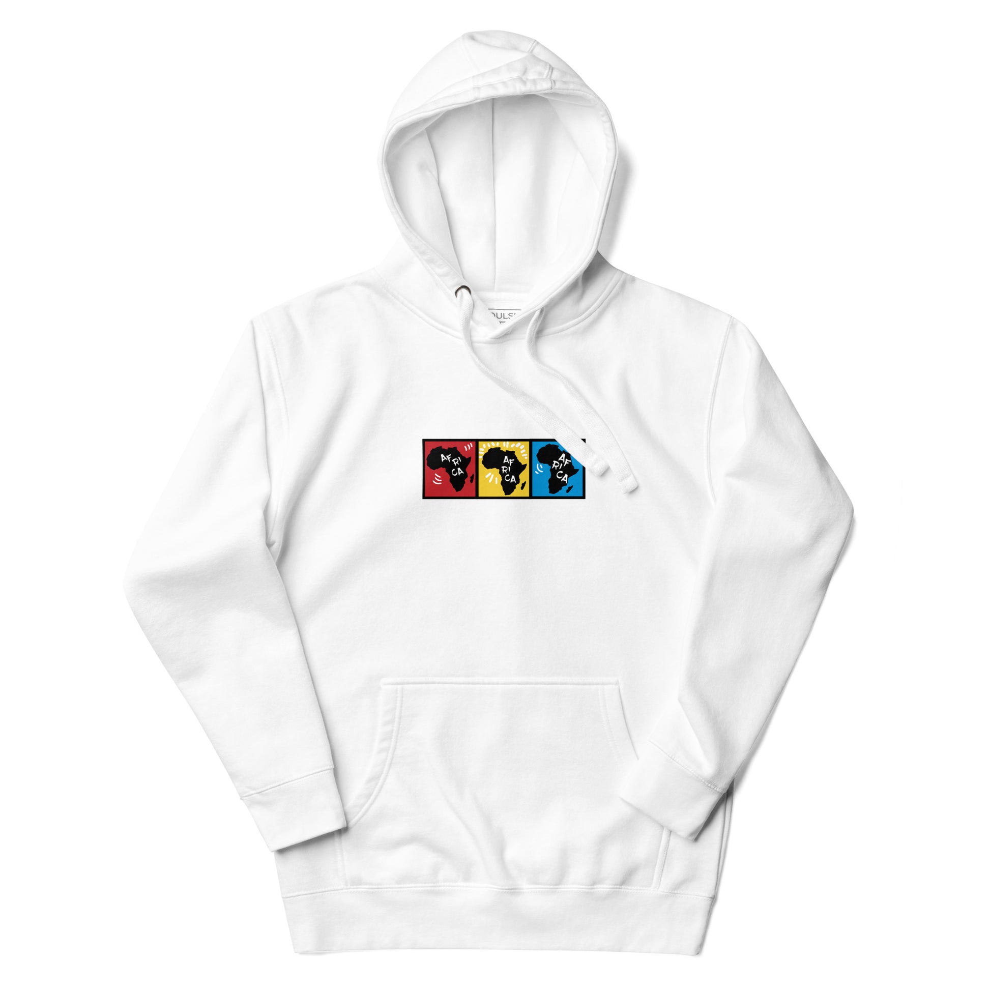 AFRICA PRIMARY Hoodie (White) - SOULSKY