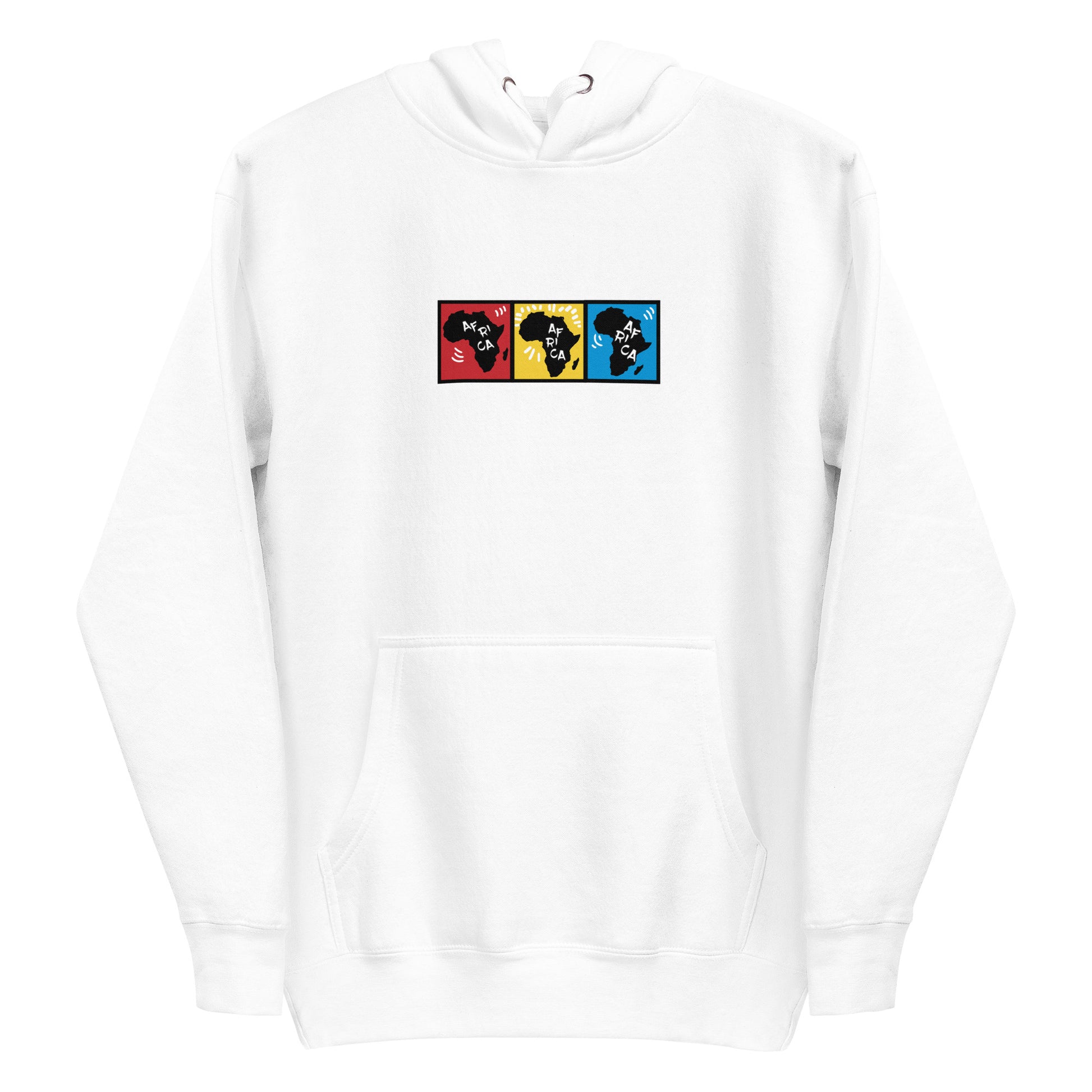 AFRICA PRIMARY Hoodie (White) - SOULSKY