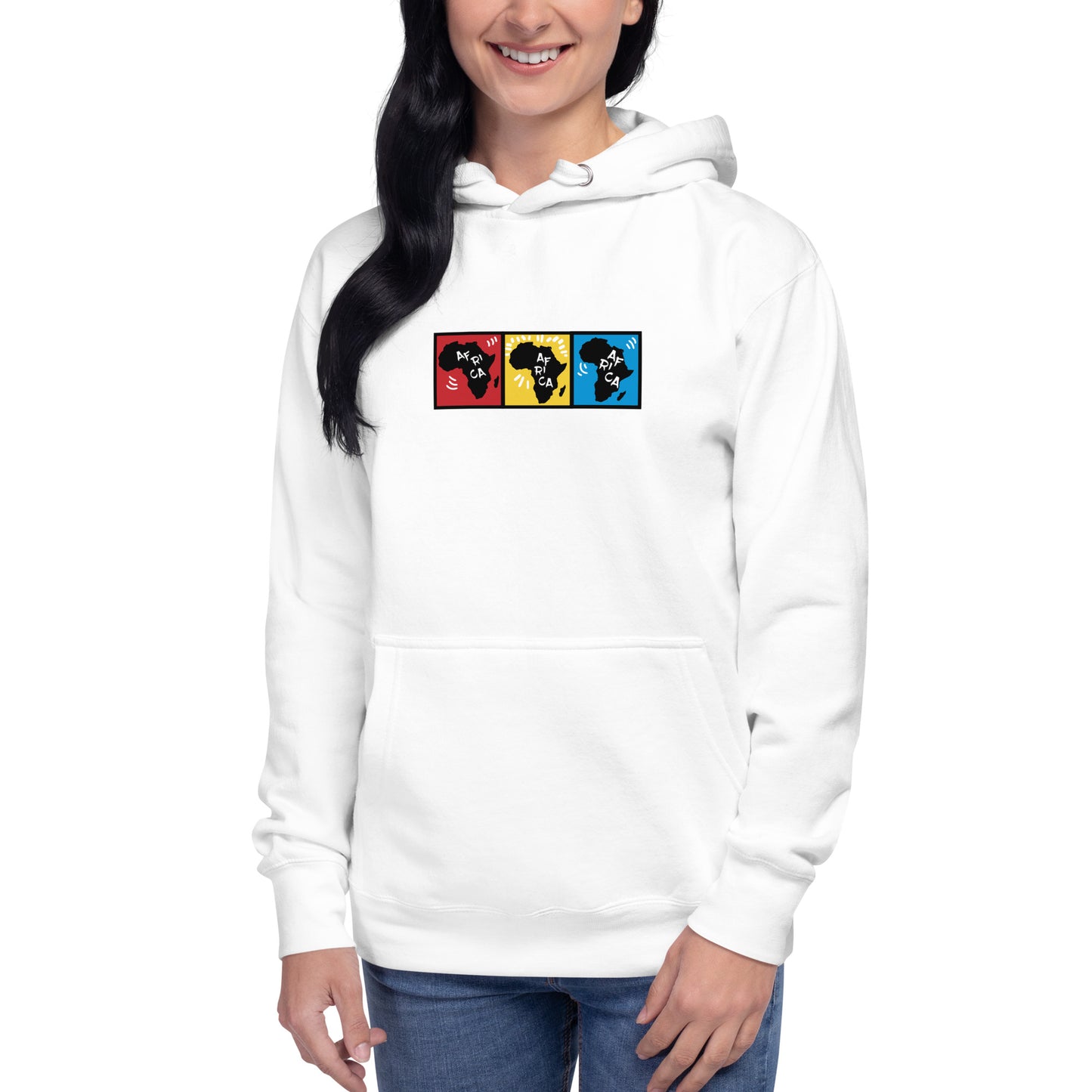 AFRICA PRIMARY Hoodie (White)