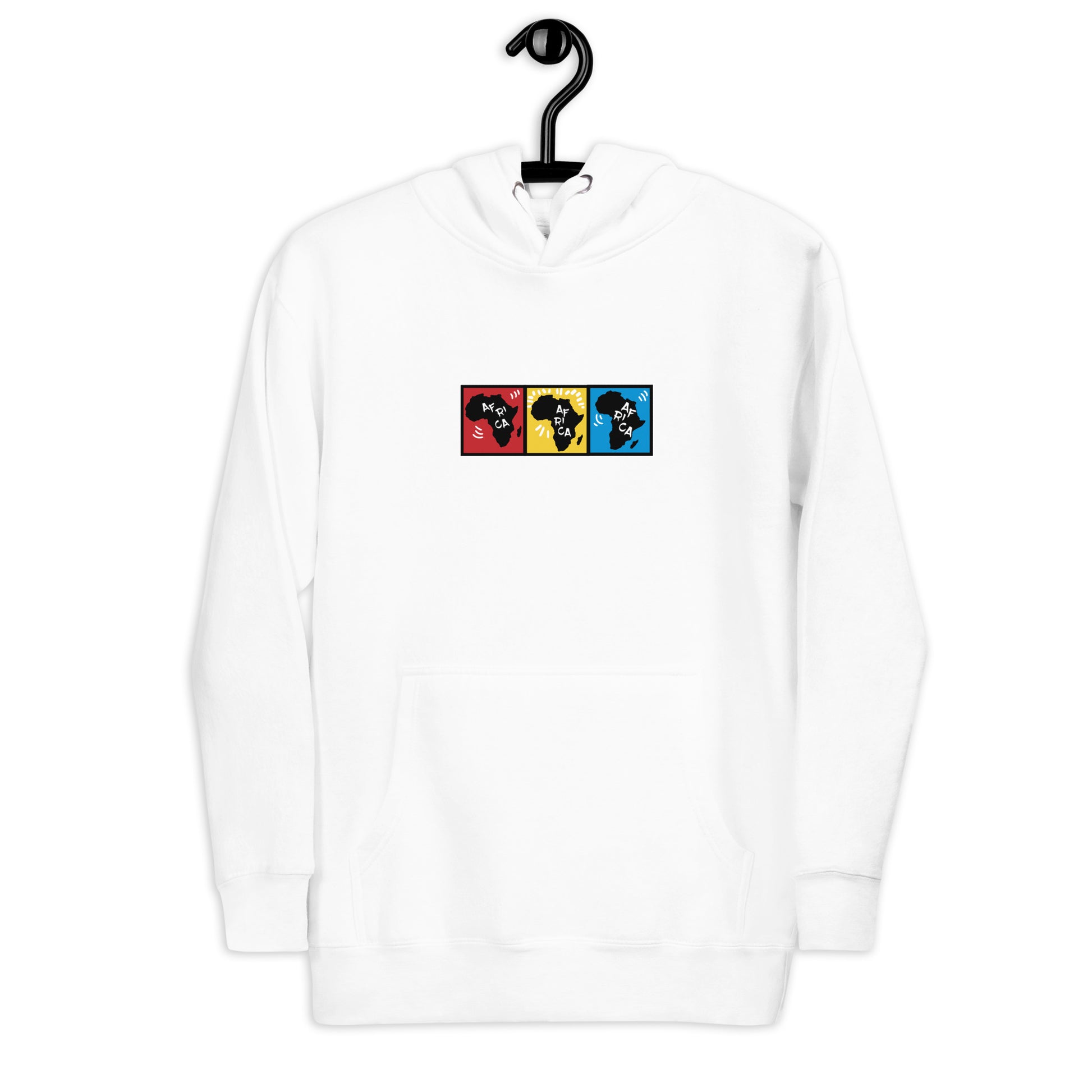 AFRICA PRIMARY Hoodie (White) - SOULSKY