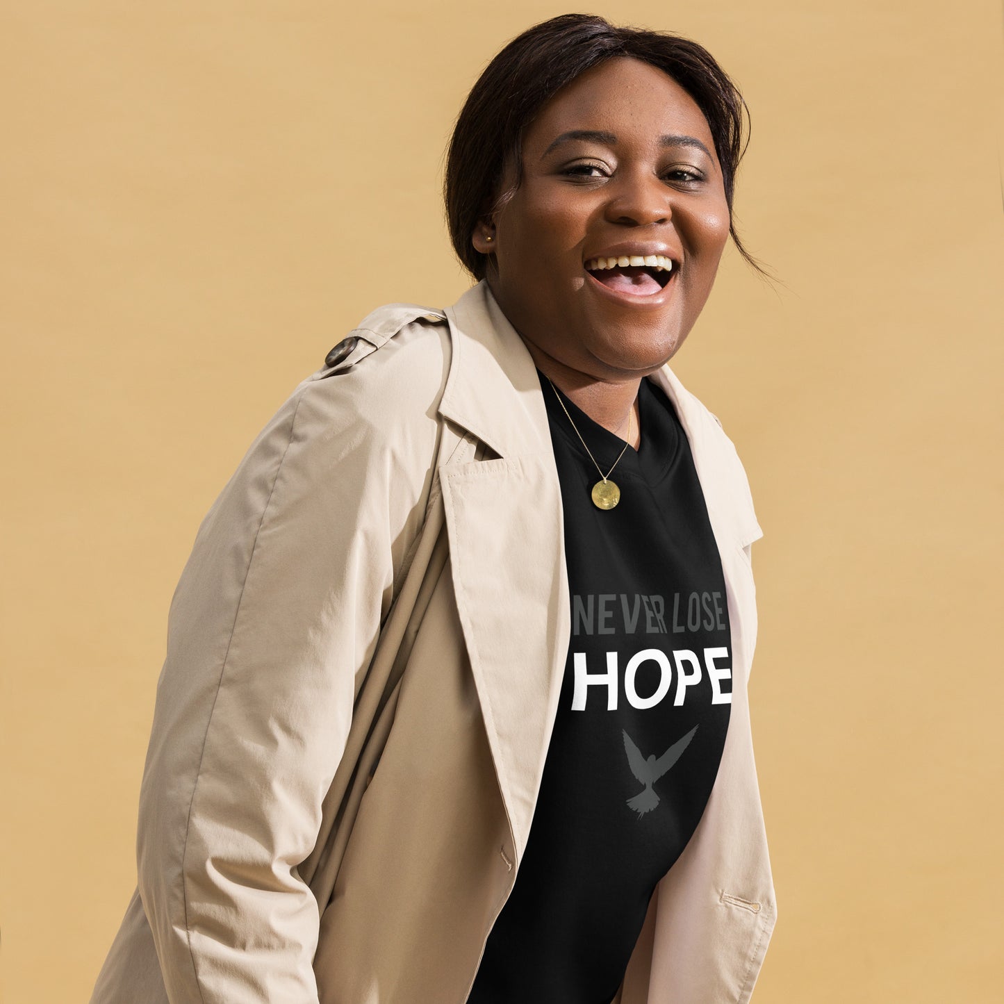 NEVER LOSE HOPE Sweatshirt (Gray on Black)