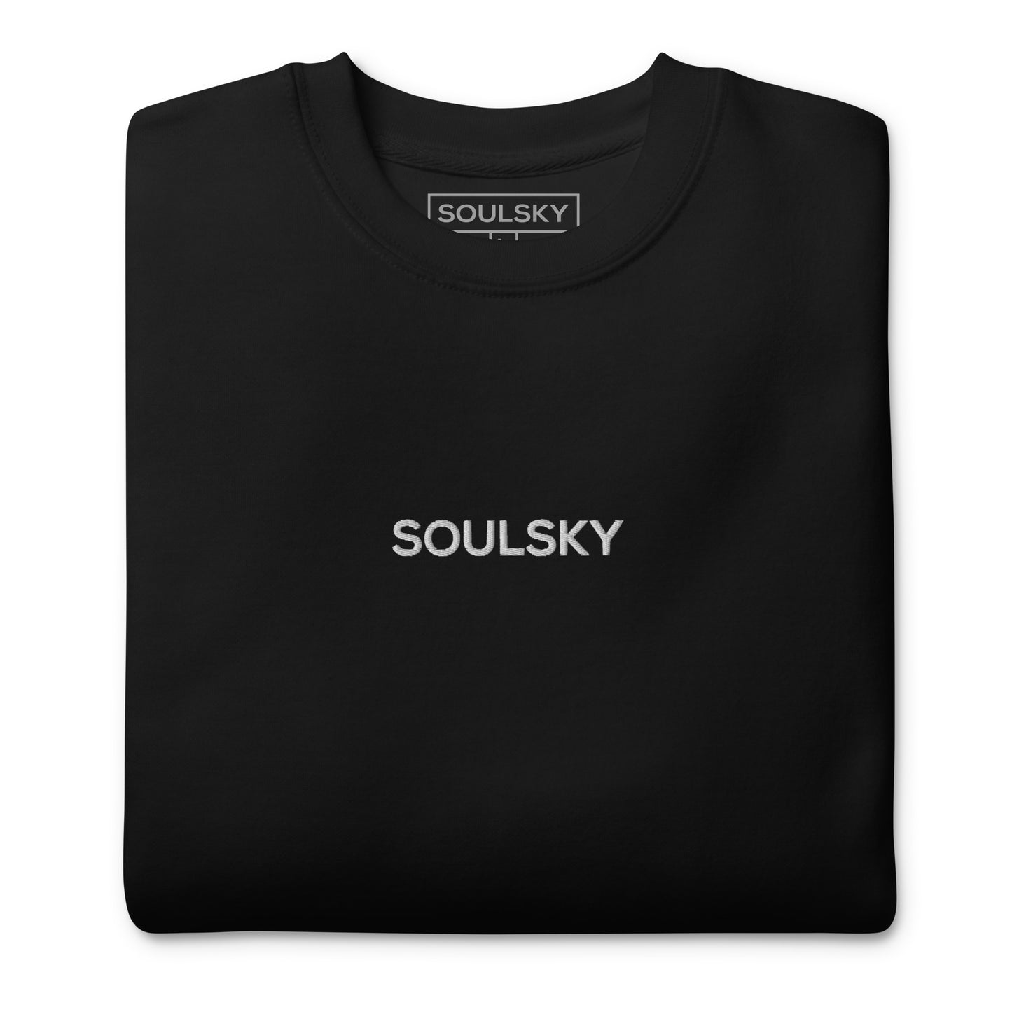 SOULSKY Classic Crew Sweatshirt - Black