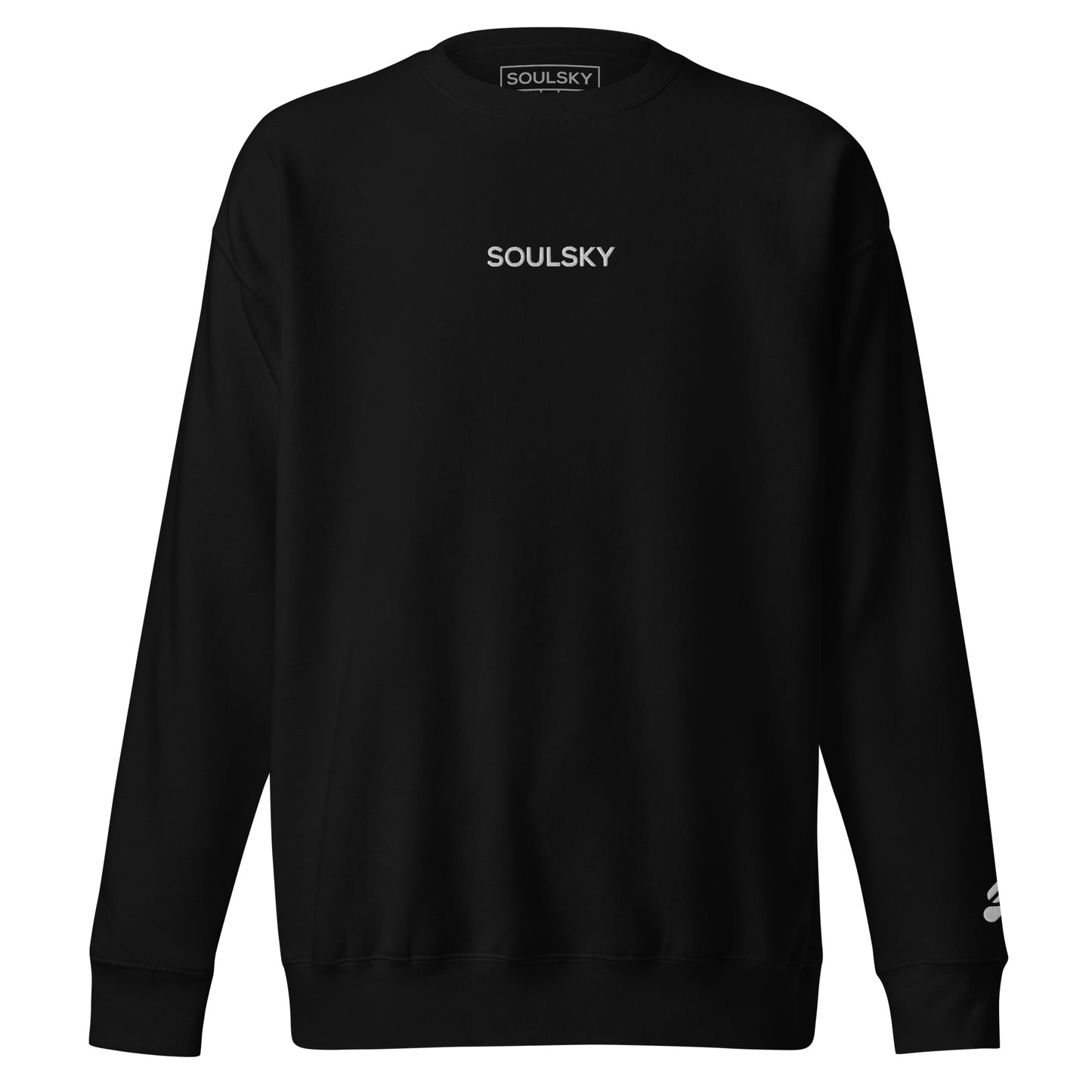 SOULSKY Classic Crew Sweatshirt - Black