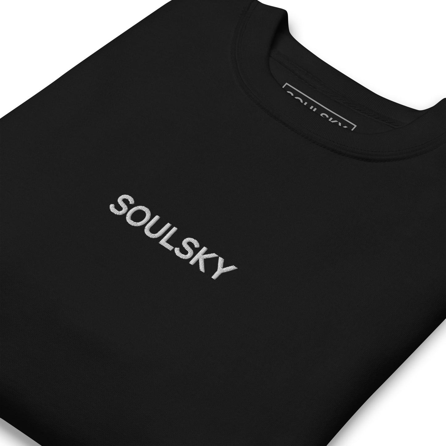 SOULSKY Classic Crew Sweatshirt - Black