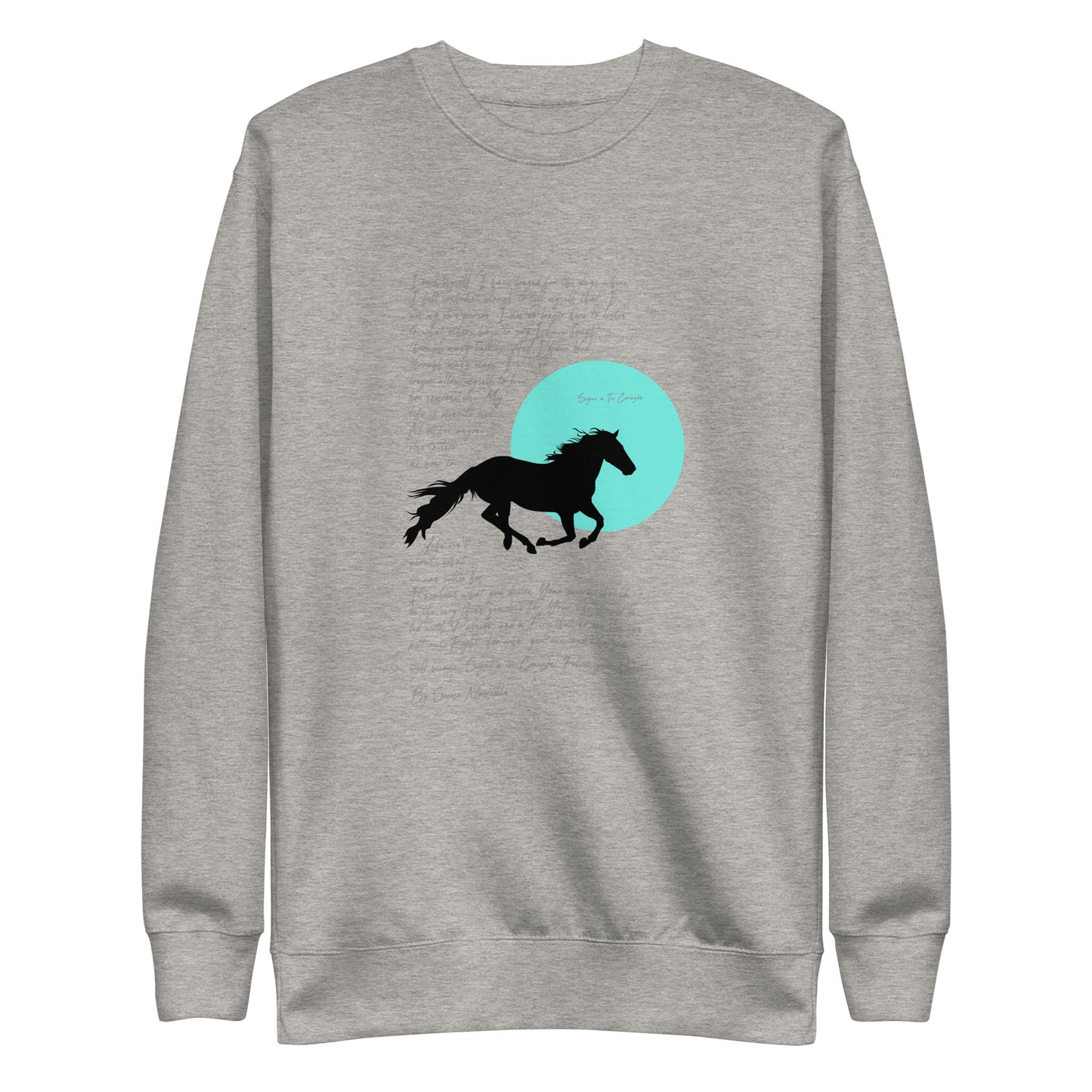 SIGUE A TU CORAZON (Listen to Your Heart) Sweatshirt (Gray)