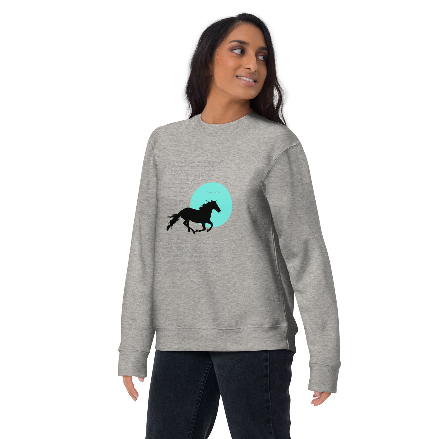 SIGUE A TU CORAZON (Listen to Your Heart) Sweatshirt (Gray)