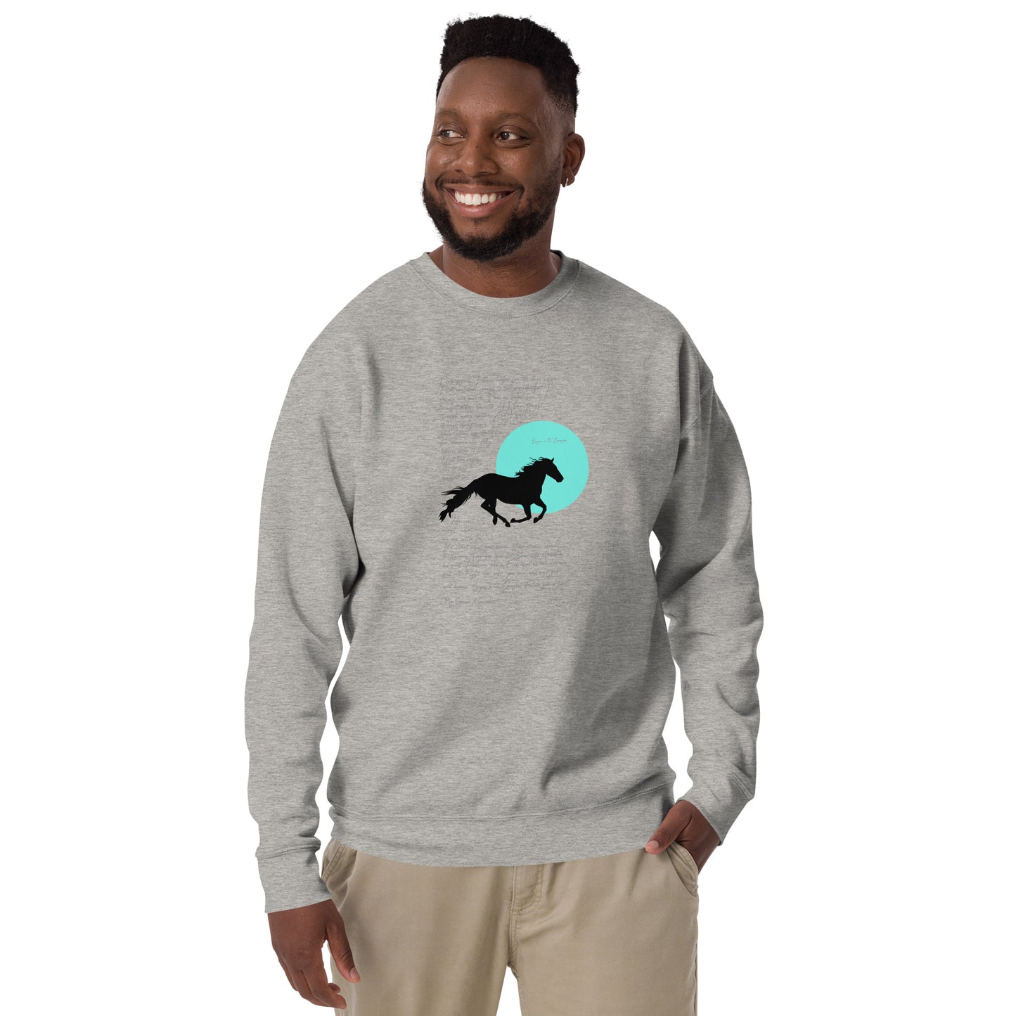 SIGUE A TU CORAZON (Listen to Your Heart) Sweatshirt (Gray)