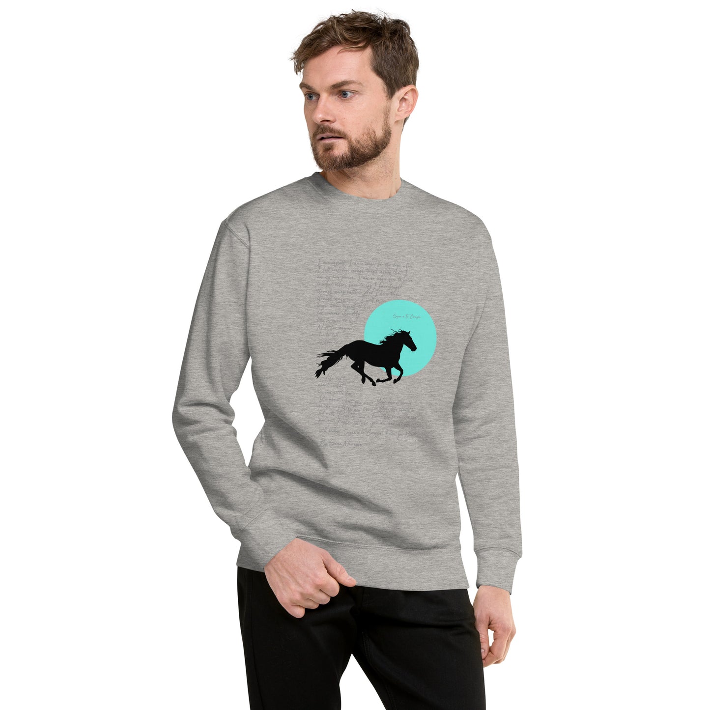 SIGUE A TU CORAZON (Listen to Your Heart) Sweatshirt (Gray)