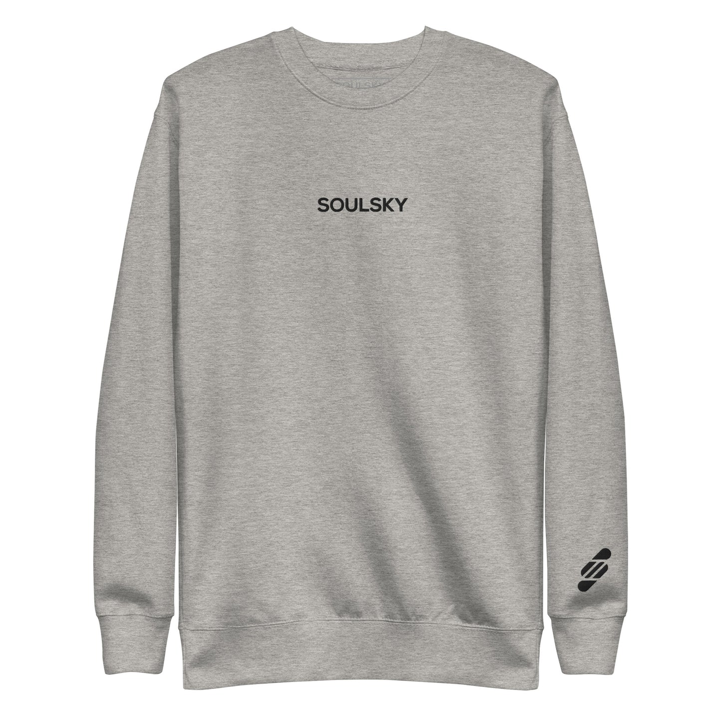 SOULSKY Classic Crew Sweatshirt - Light Gray